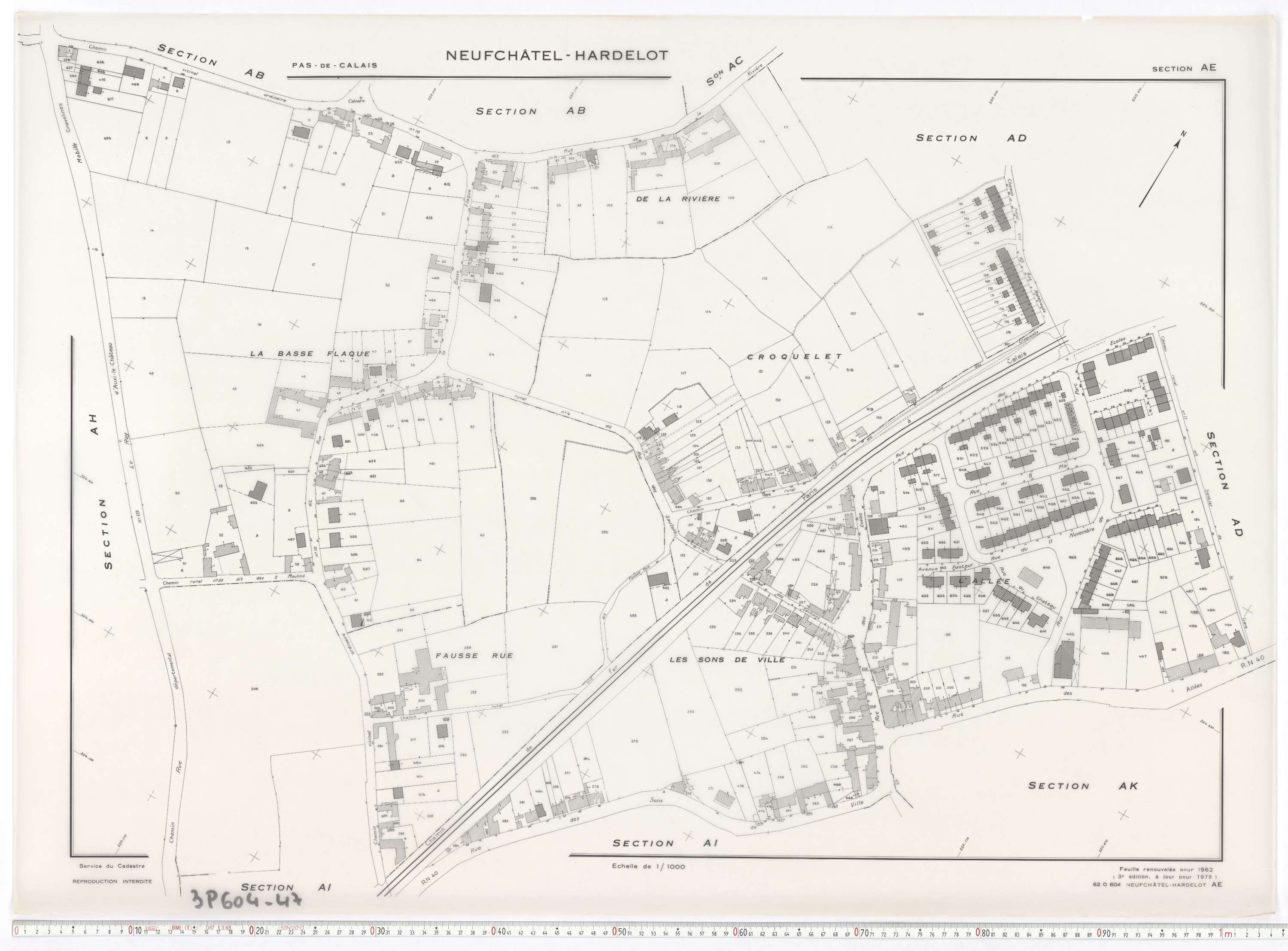 Neufchâtel-Hardelot - Section AE.