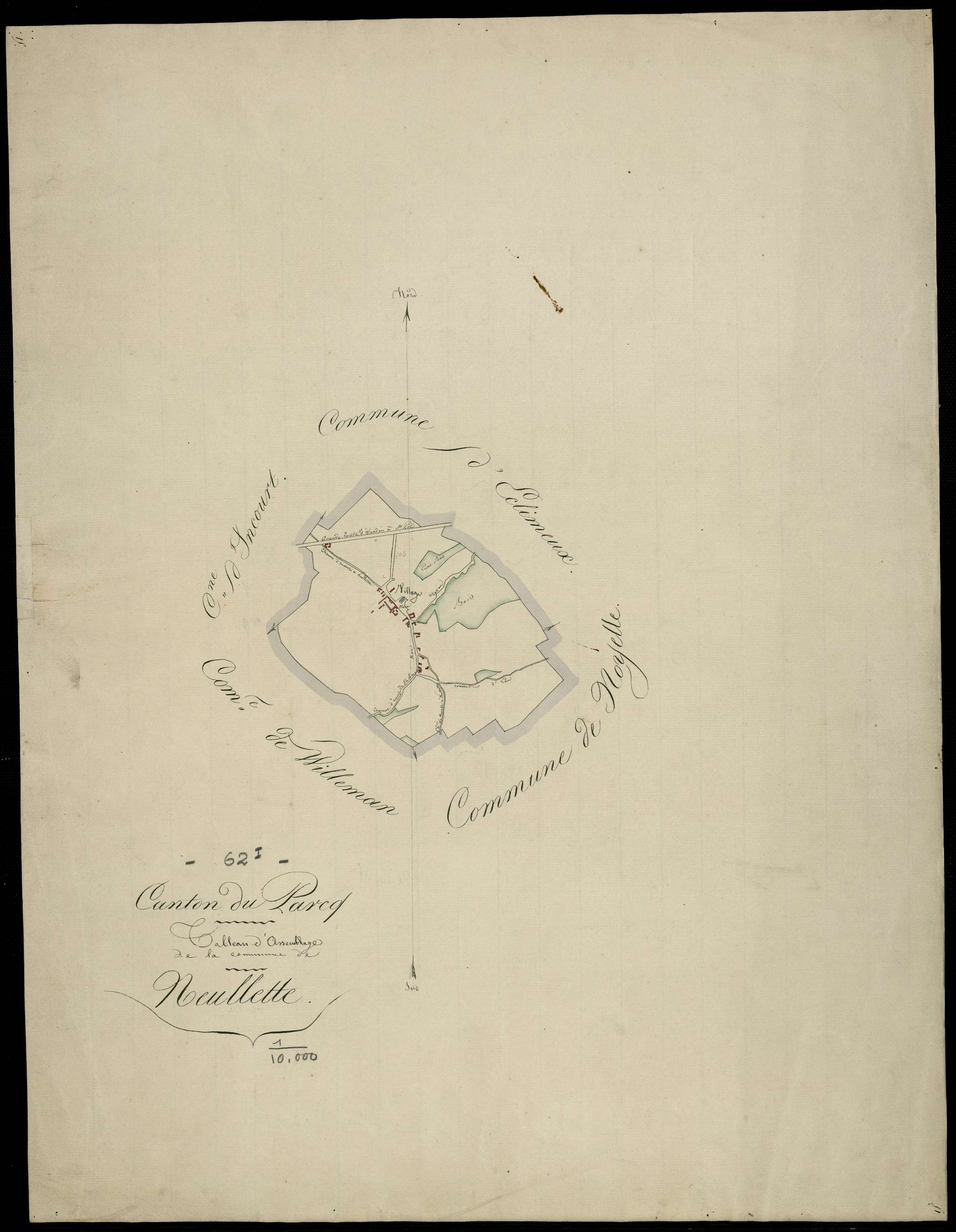 Neulette - Tableau d'assemblage