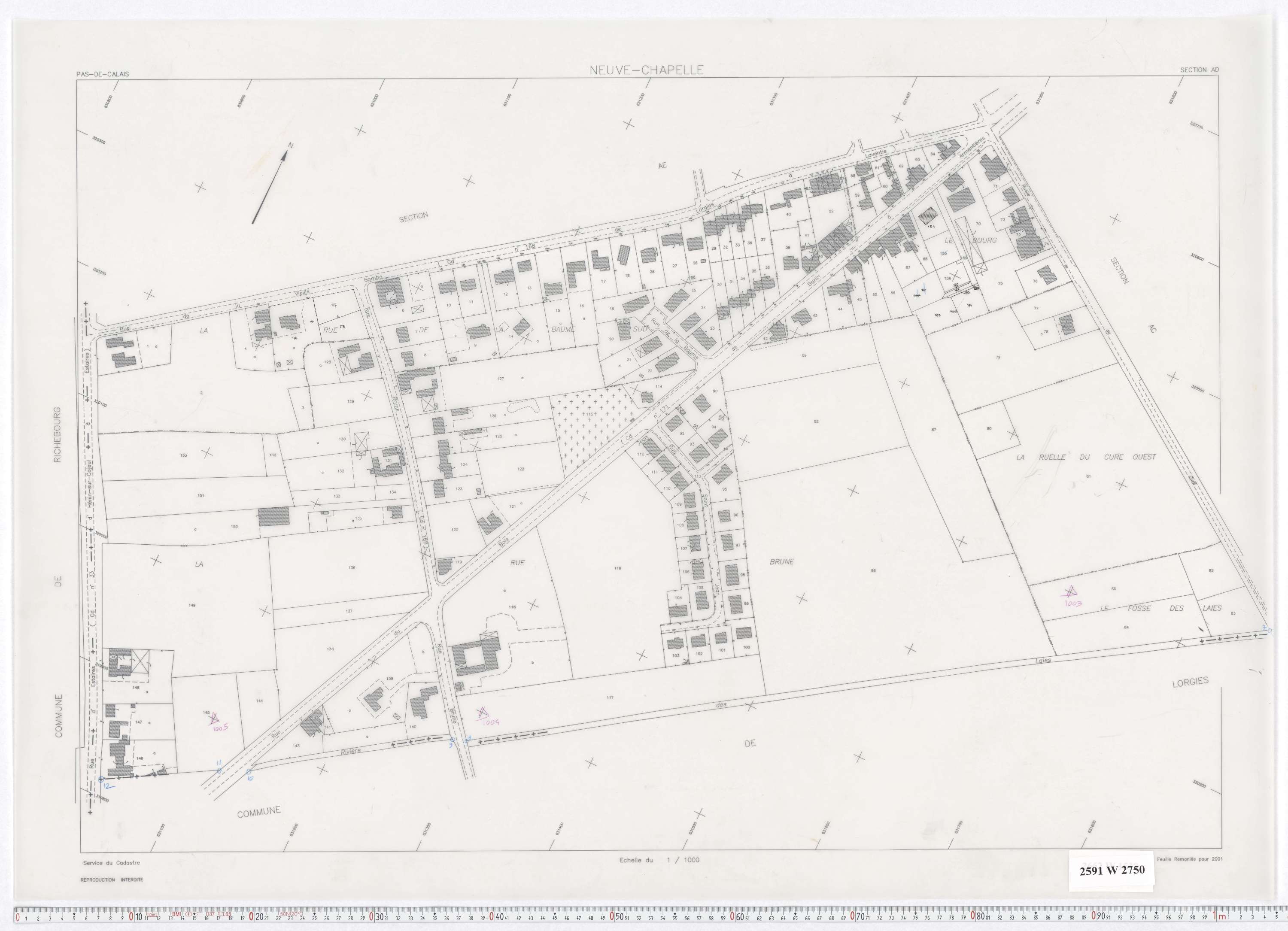 Neuve-Chapelle - Section AD.