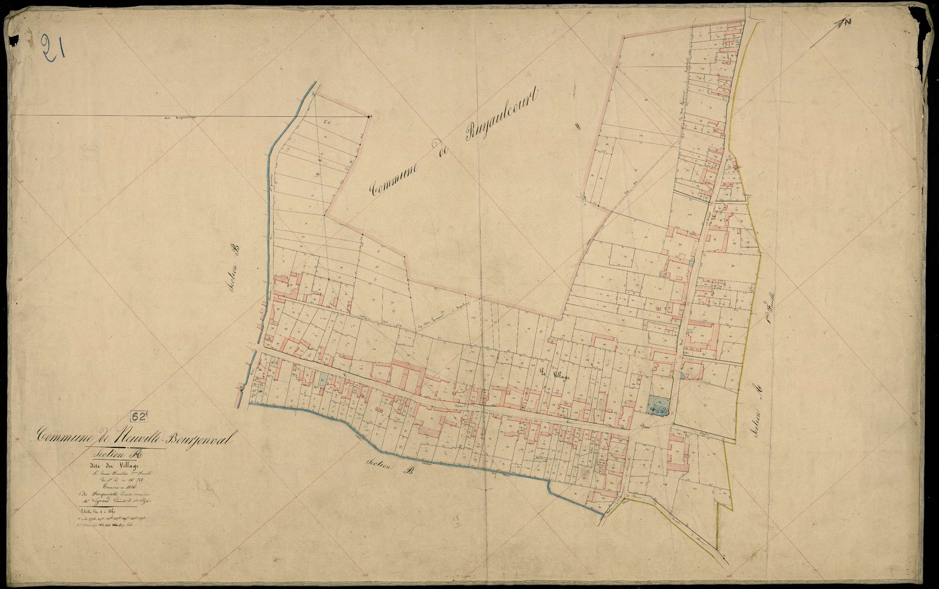 Neuville-Bourjonval - Section A, 2e feuille