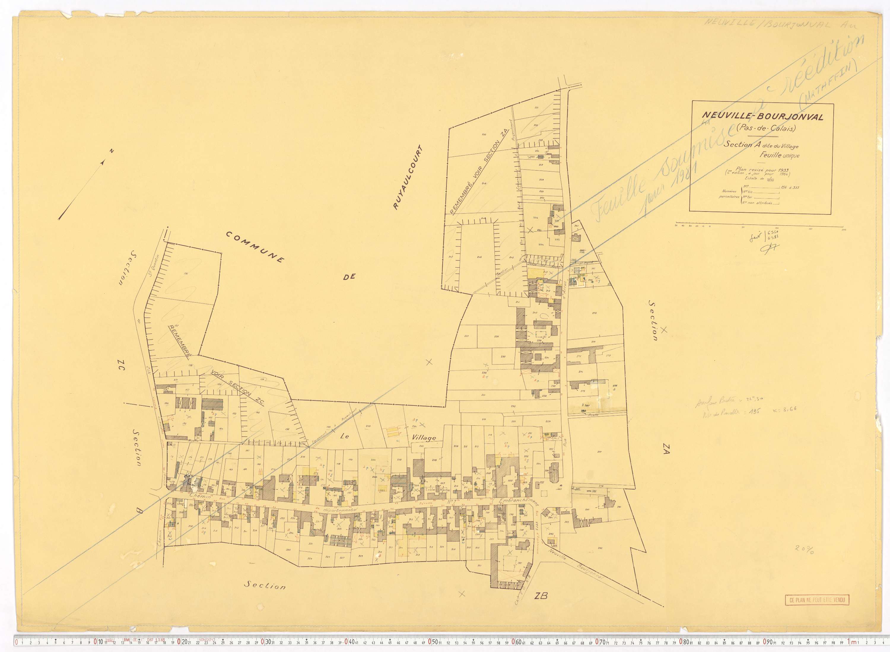 Neuville-Bourjonval - Section A.