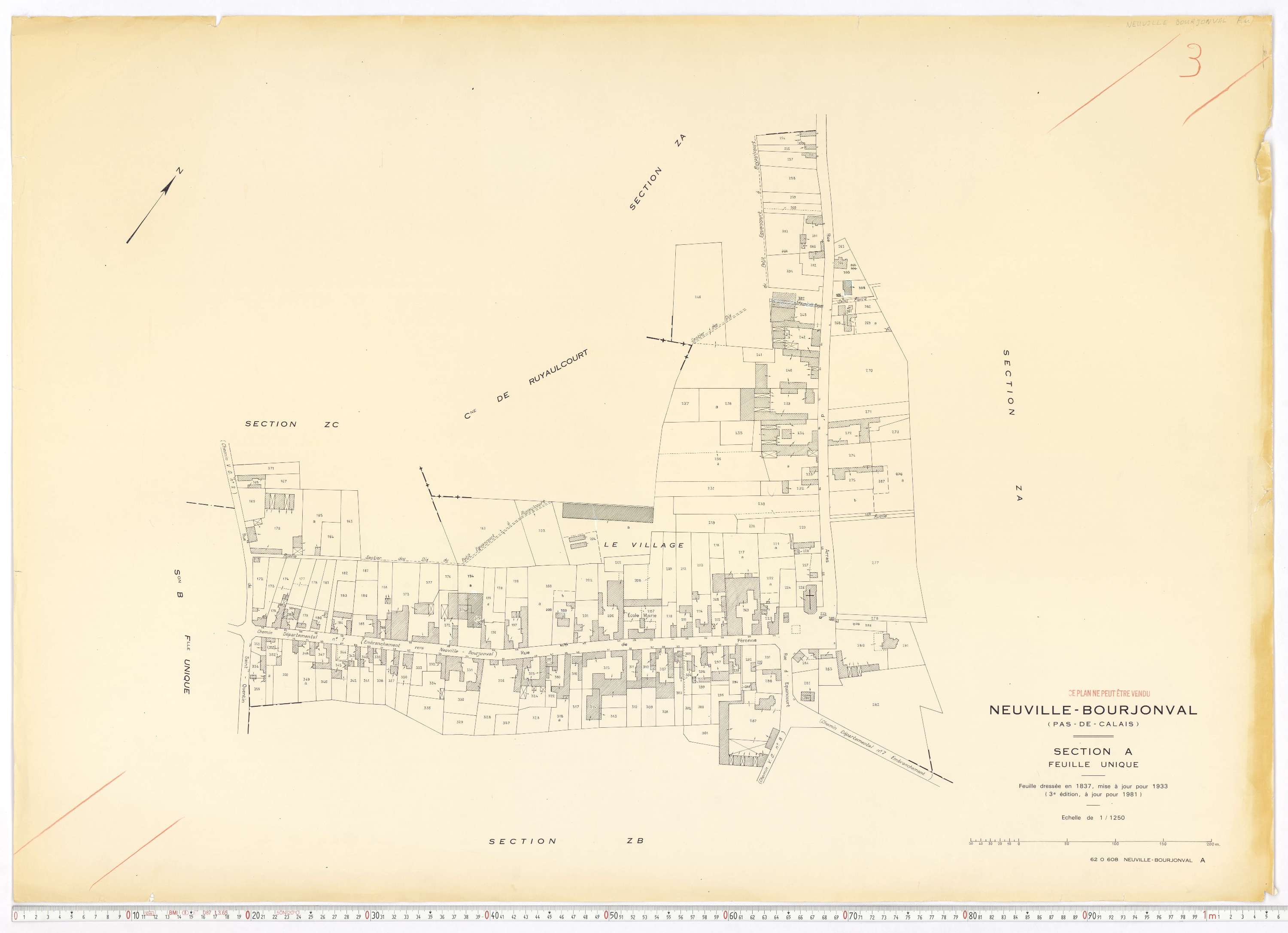 Neuville-Bourjonval - Section A.
