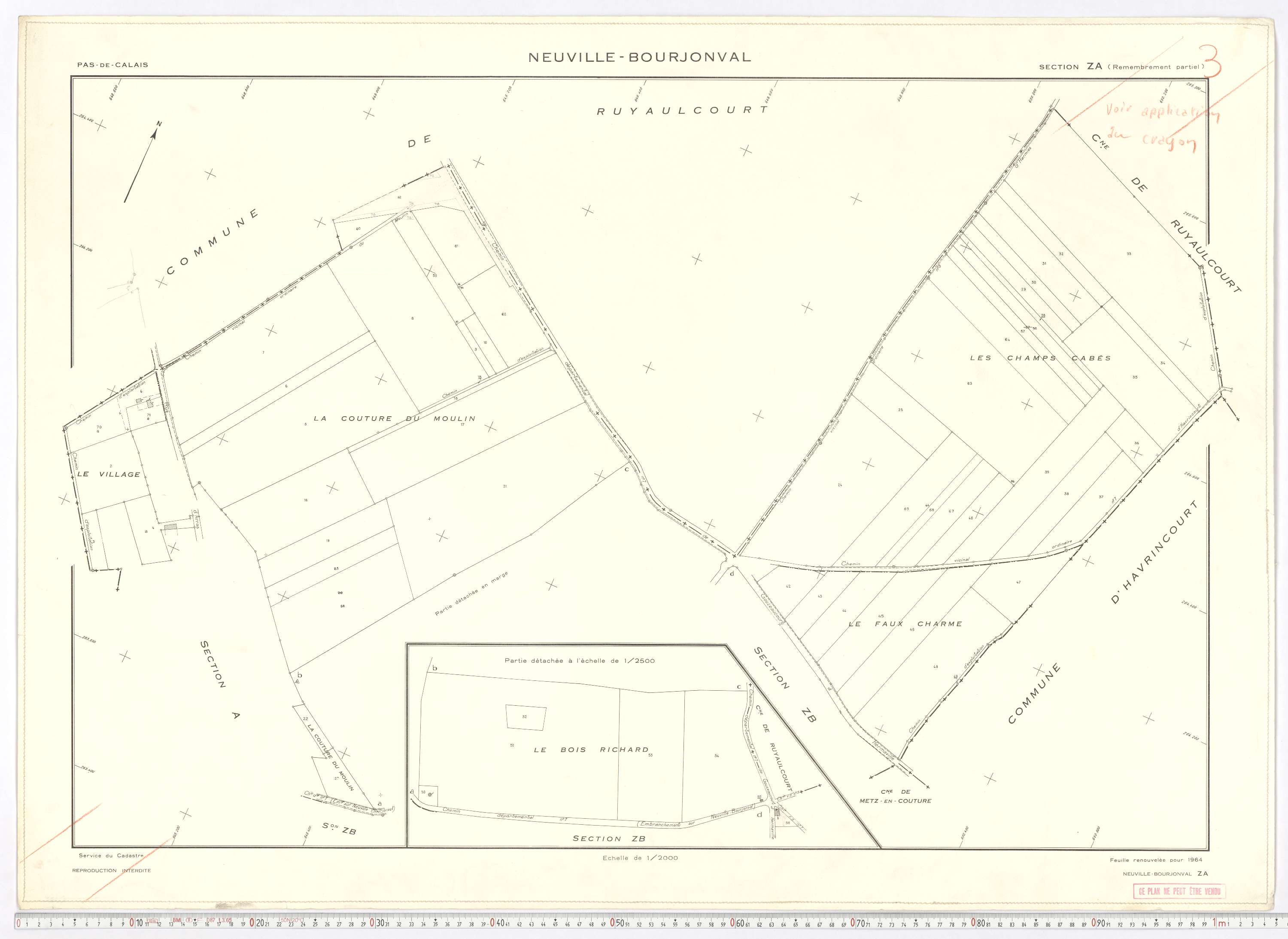 Neuville-Bourjonval - Section ZA.
