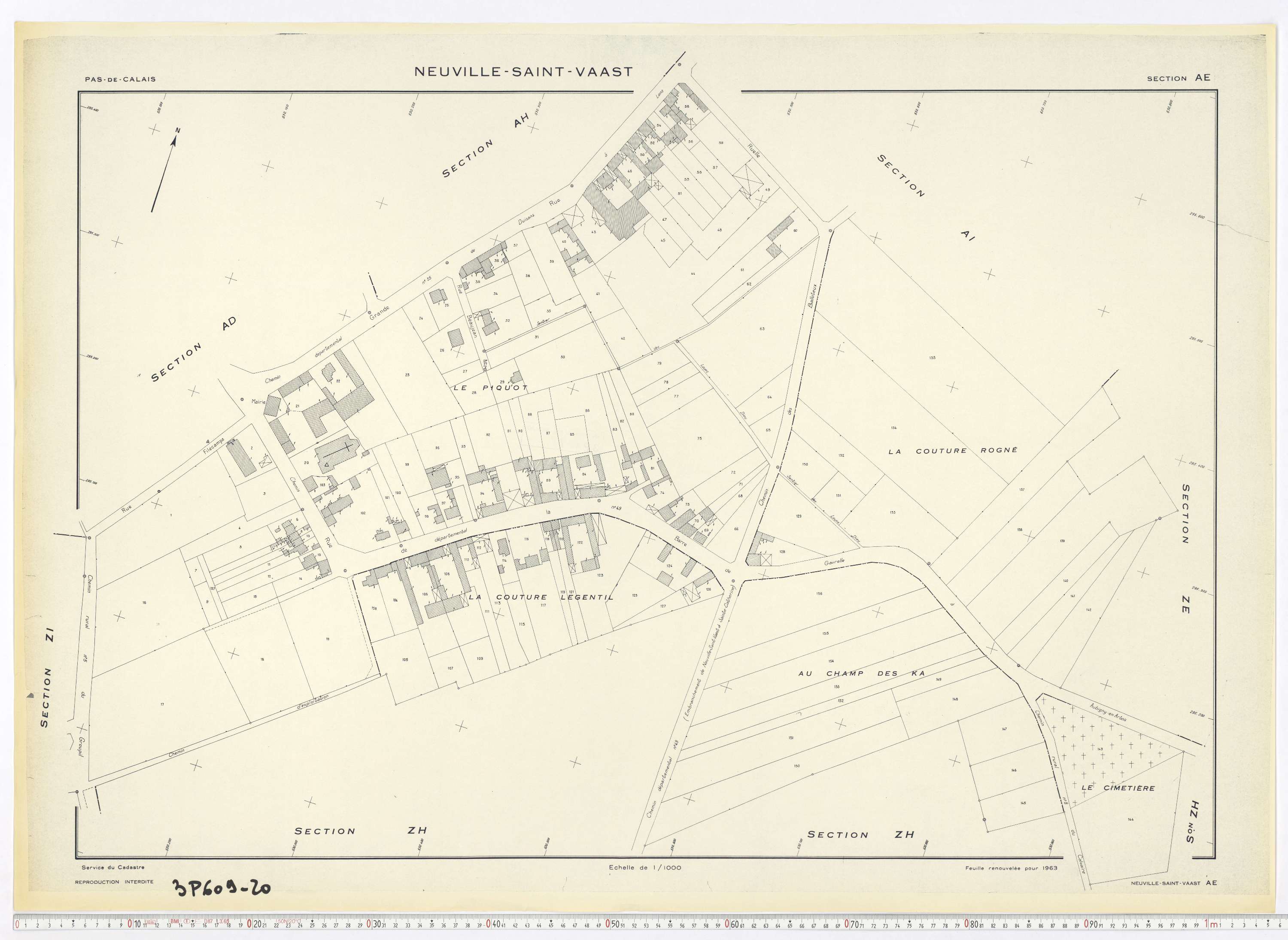 Neuville-Saint-Vaast - Section AE.