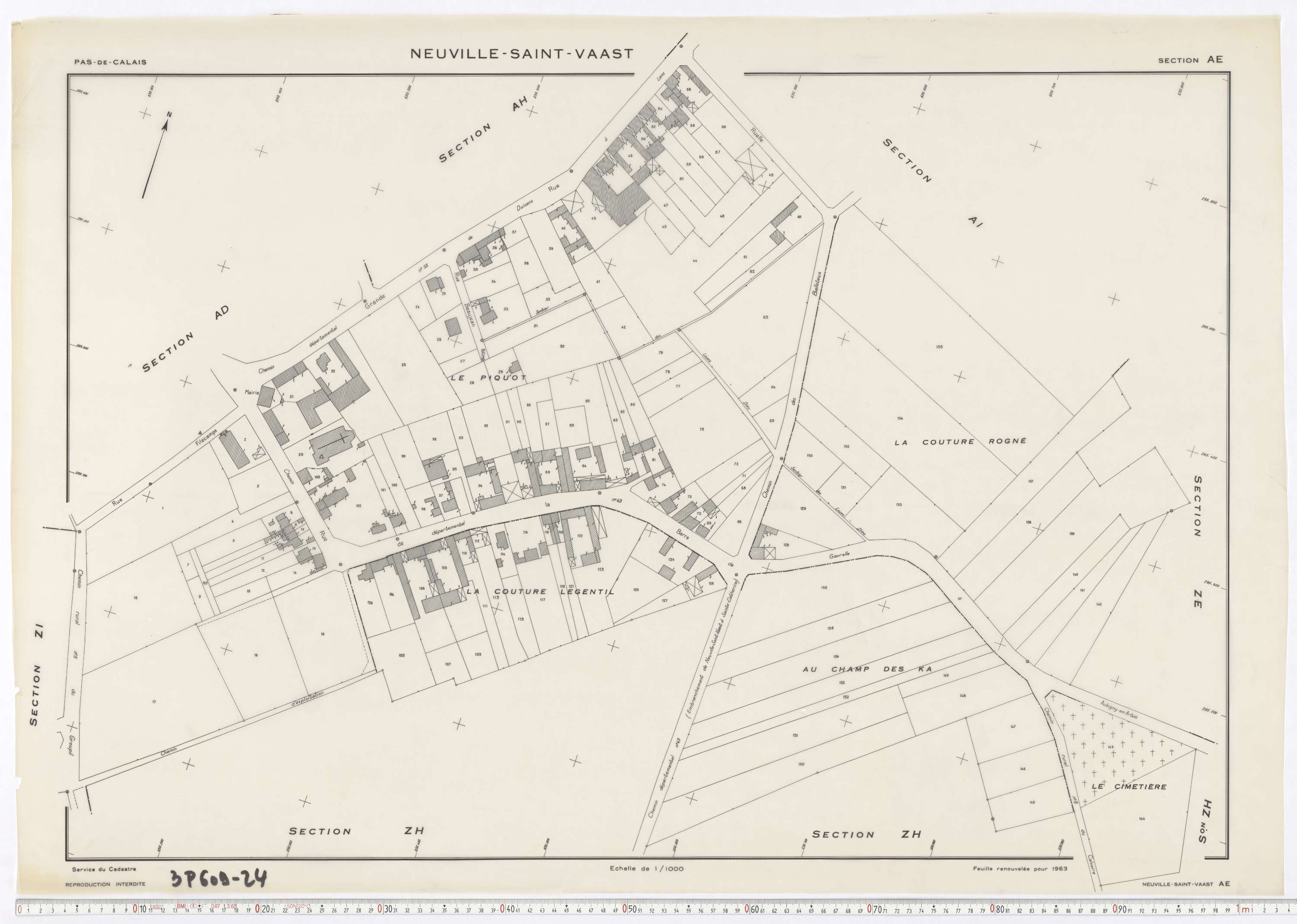 Neuville-Saint-Vaast - Section AE.