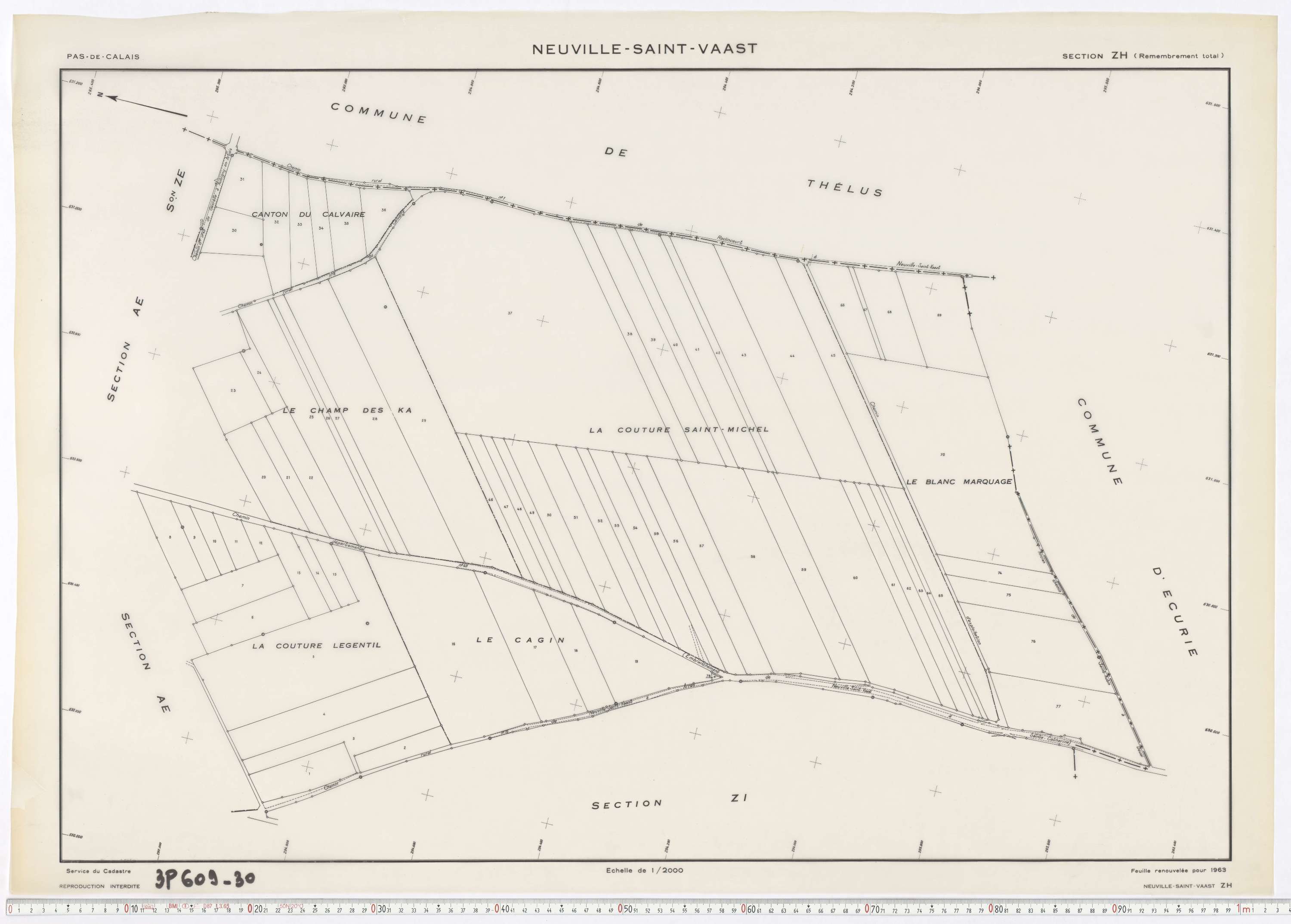 Neuville-Saint-Vaast - Section ZH.