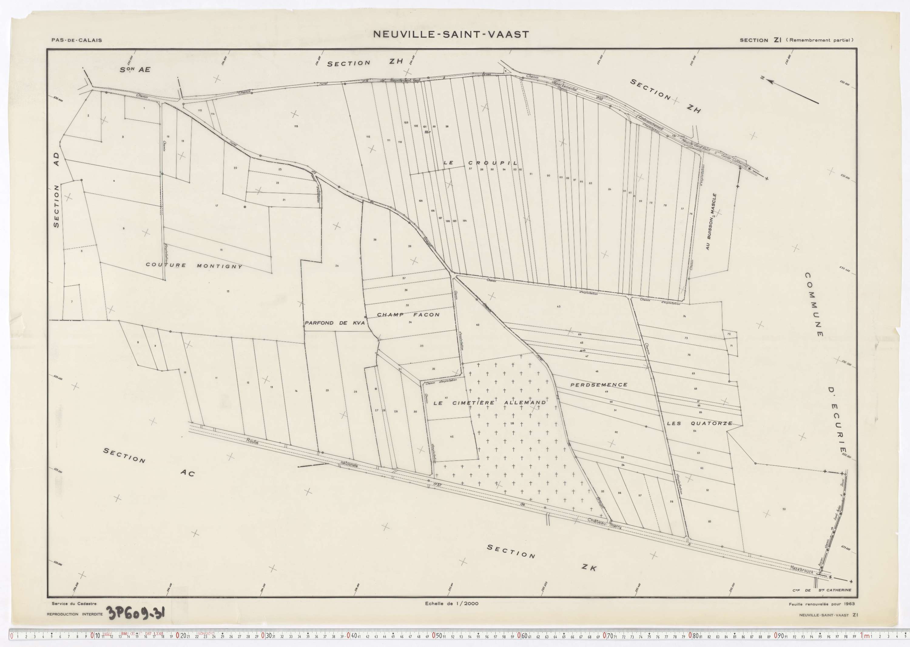 Neuville-Saint-Vaast - Section ZI.