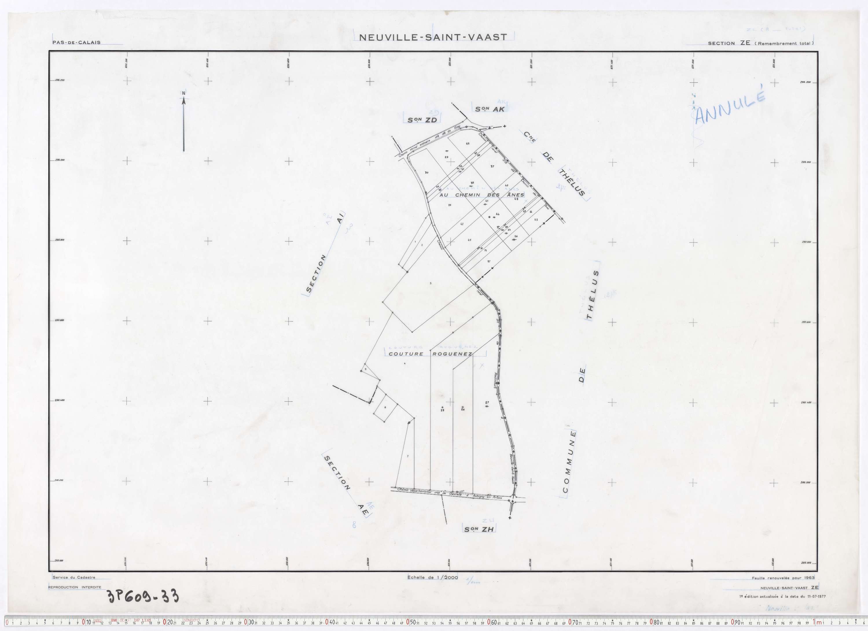 Neuville-Saint-Vaast - Section ZE.