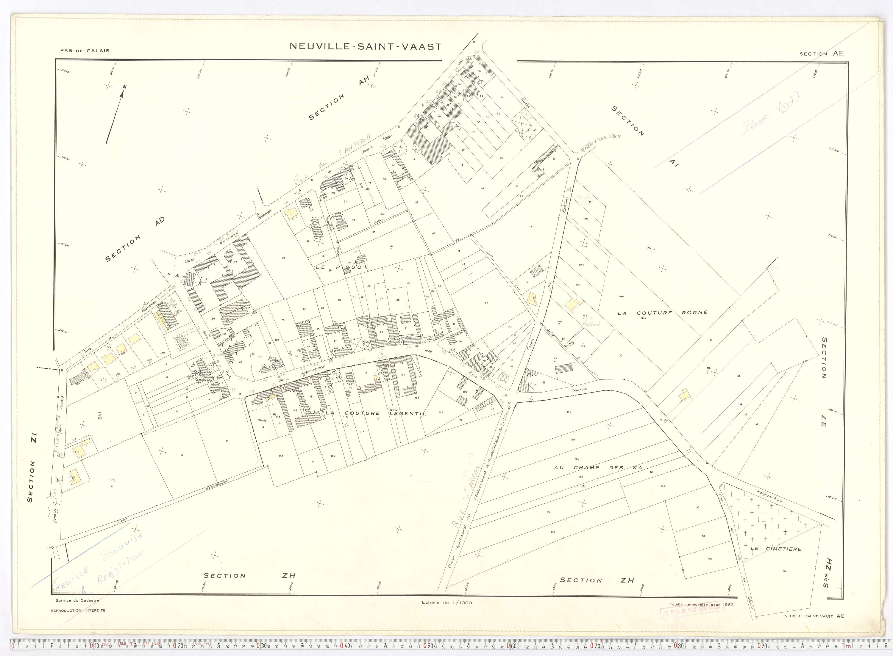 Neuville-Saint-Vaast - Section AE.
