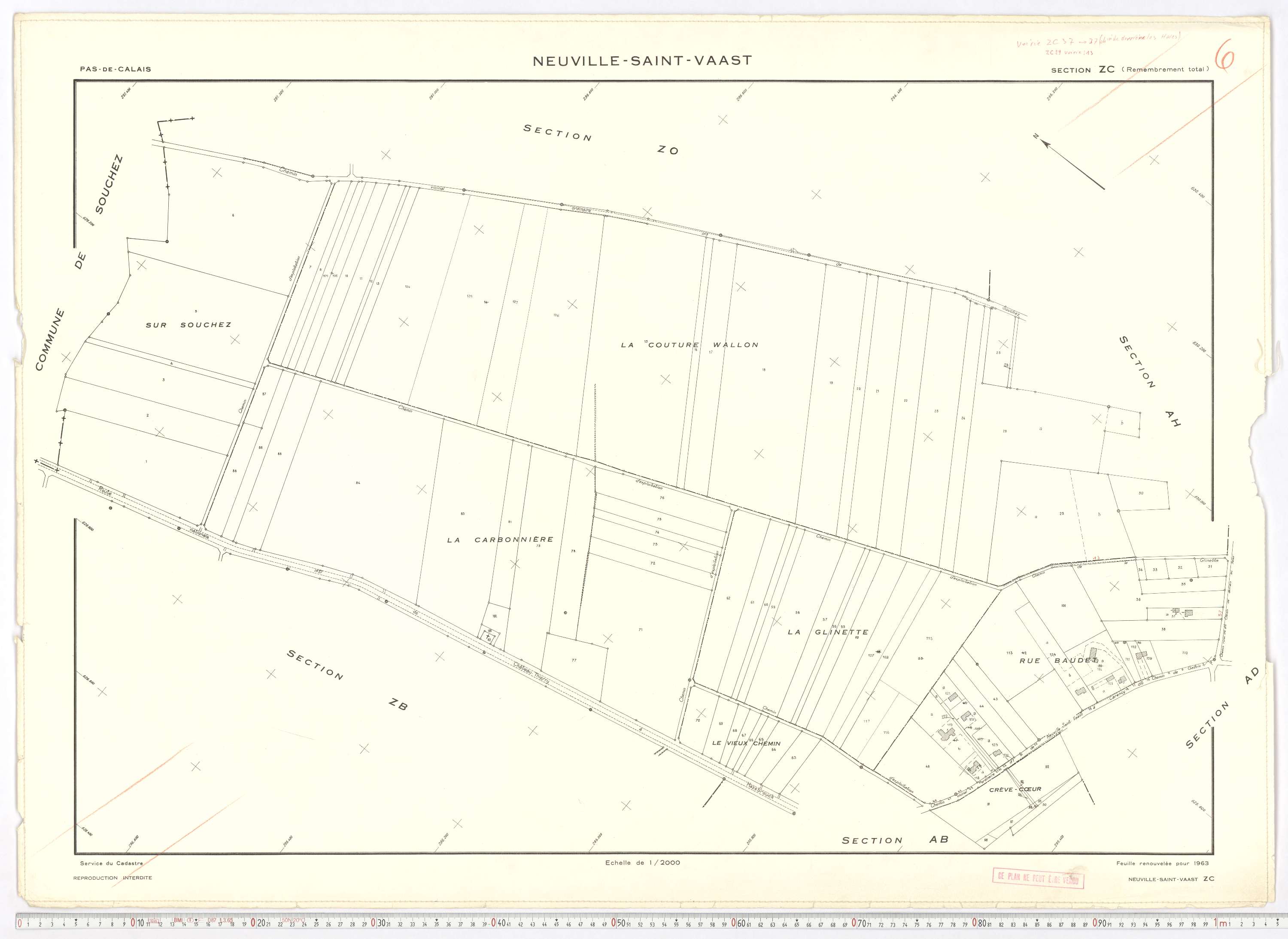 Neuville-Saint-Vaast - Section ZC.