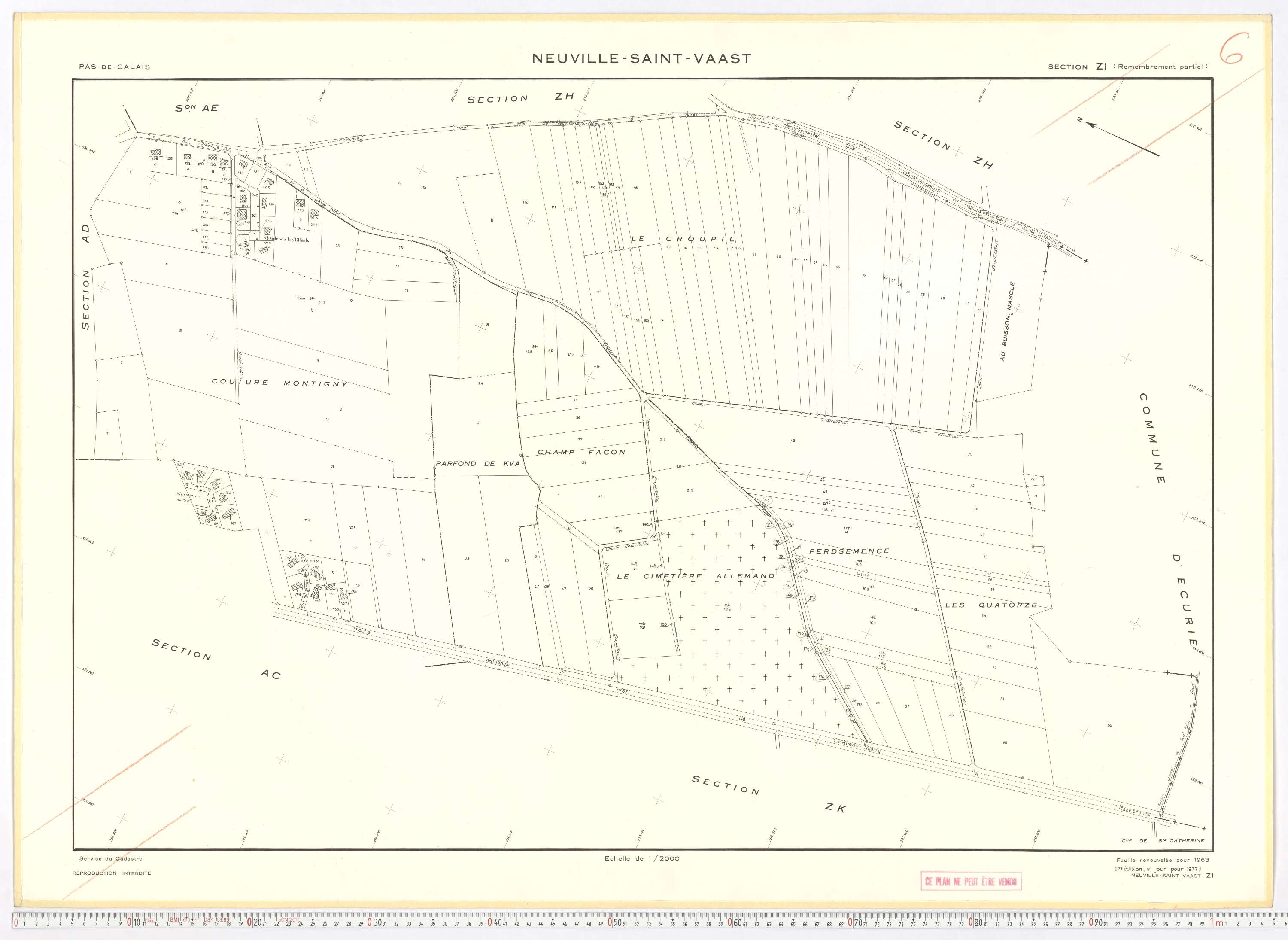 Neuville-Saint-Vaast - Section ZI.