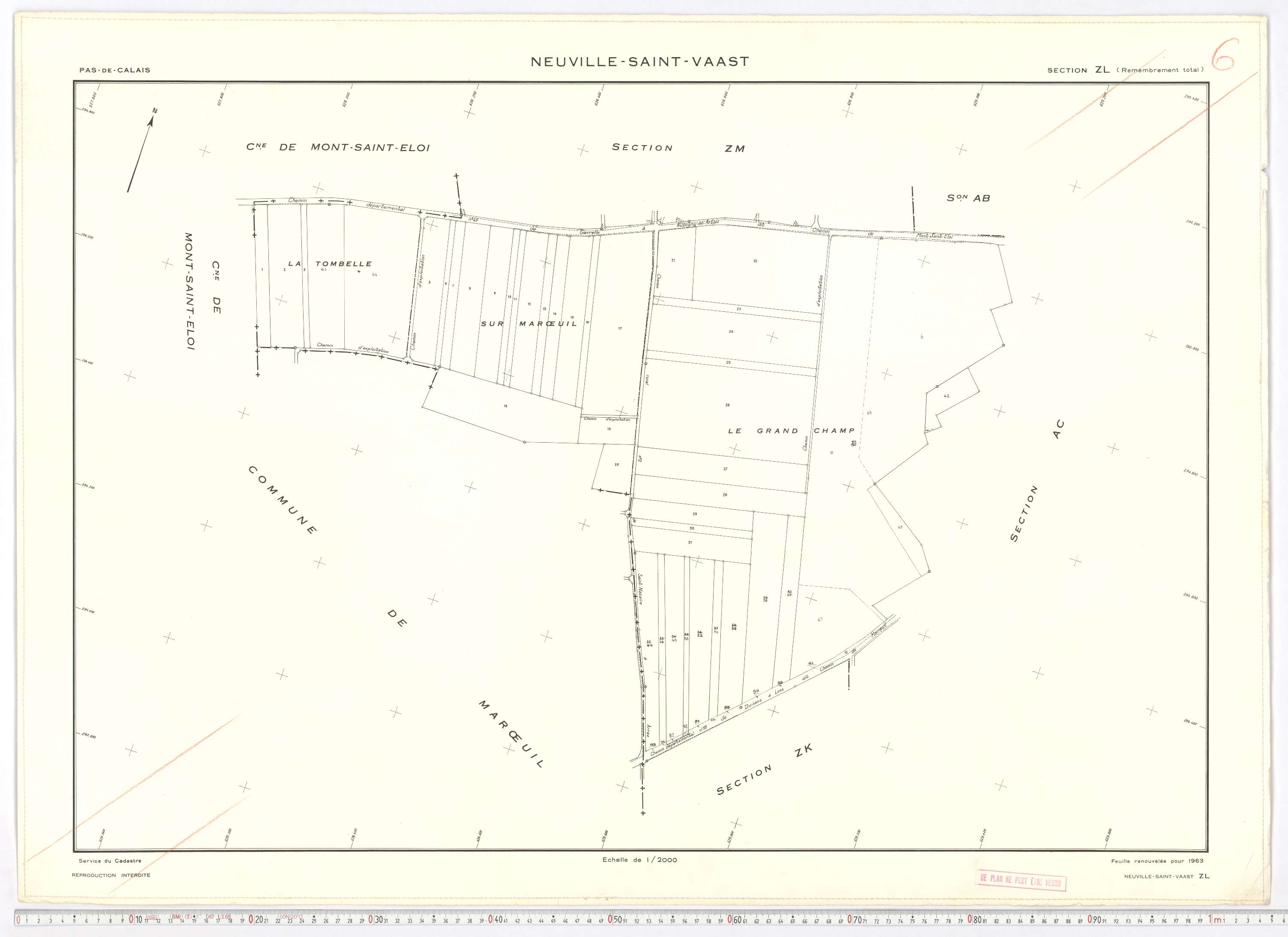 Neuville-Saint-Vaast - Section ZL.