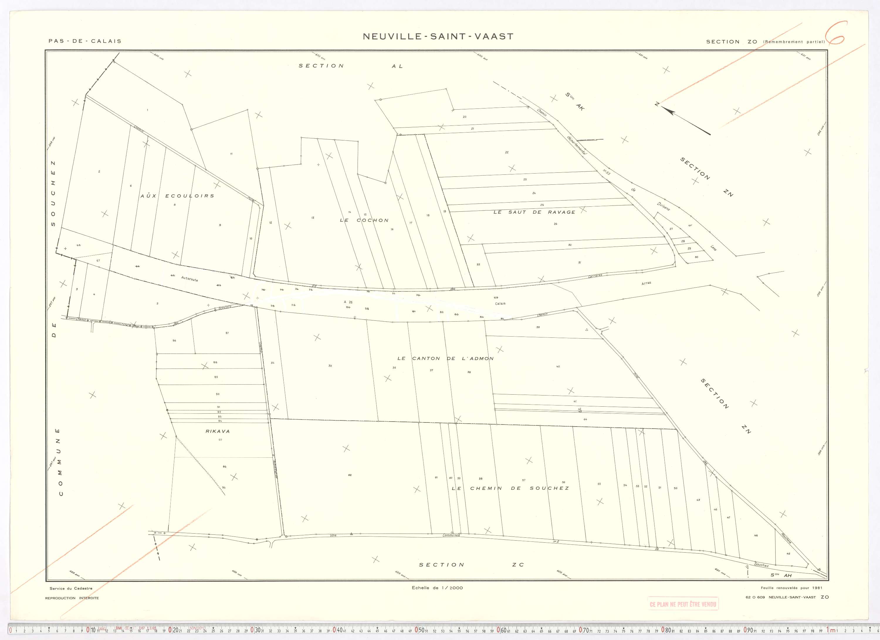 Neuville-Saint-Vaast - Section ZO.