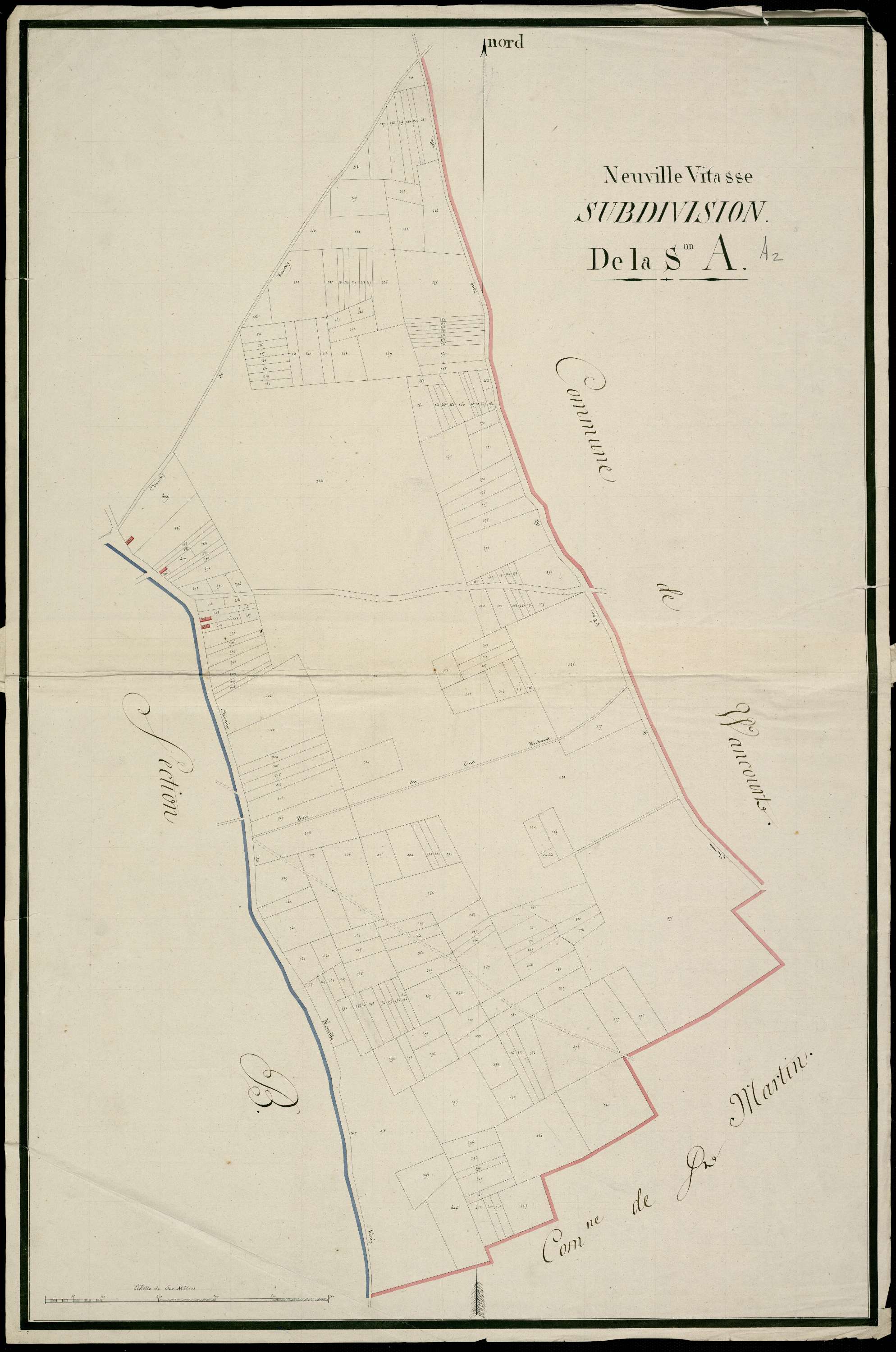 Neuville-Vitasse - Section A, 2e feuille