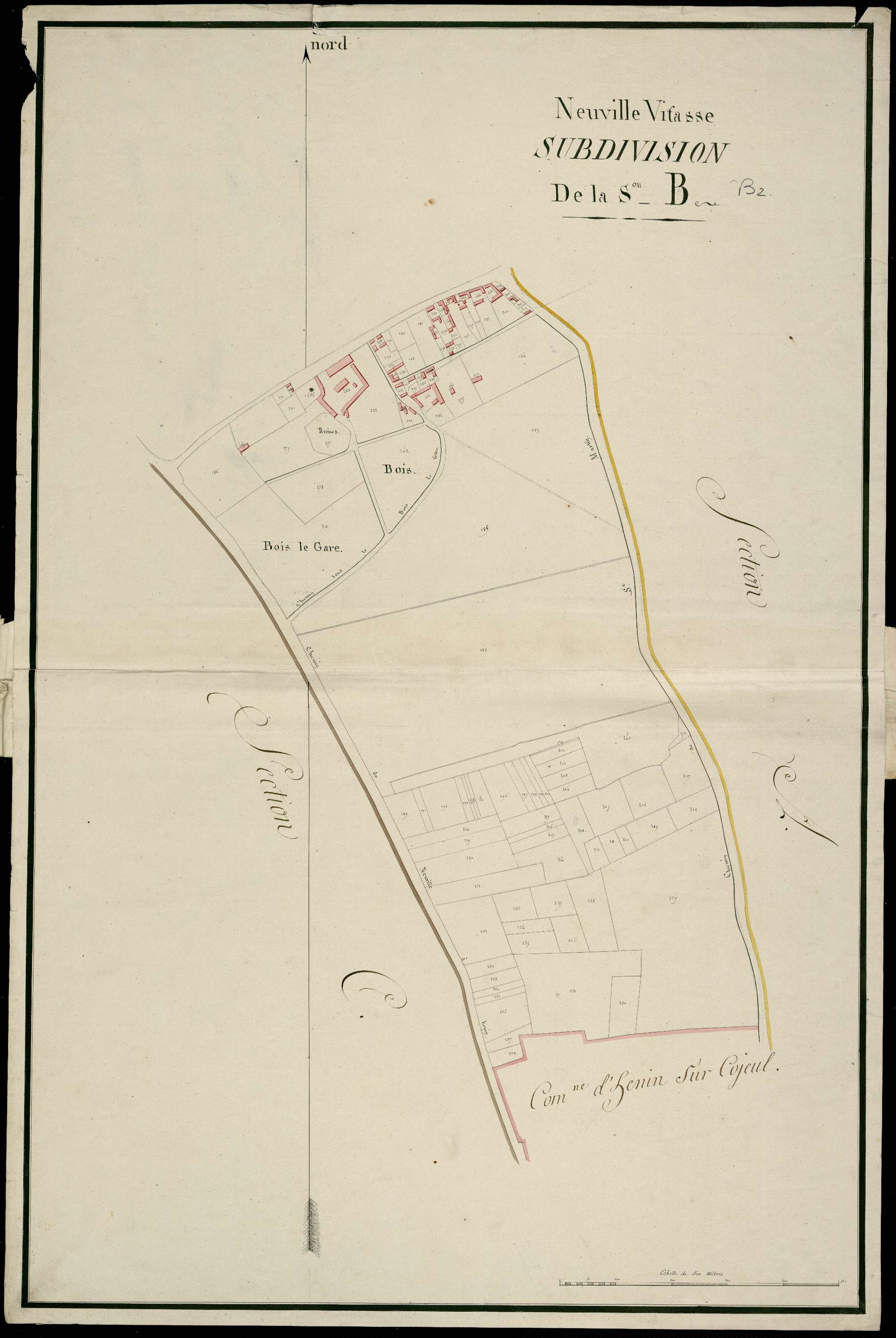 Neuville-Vitasse - Section B, 2e feuille