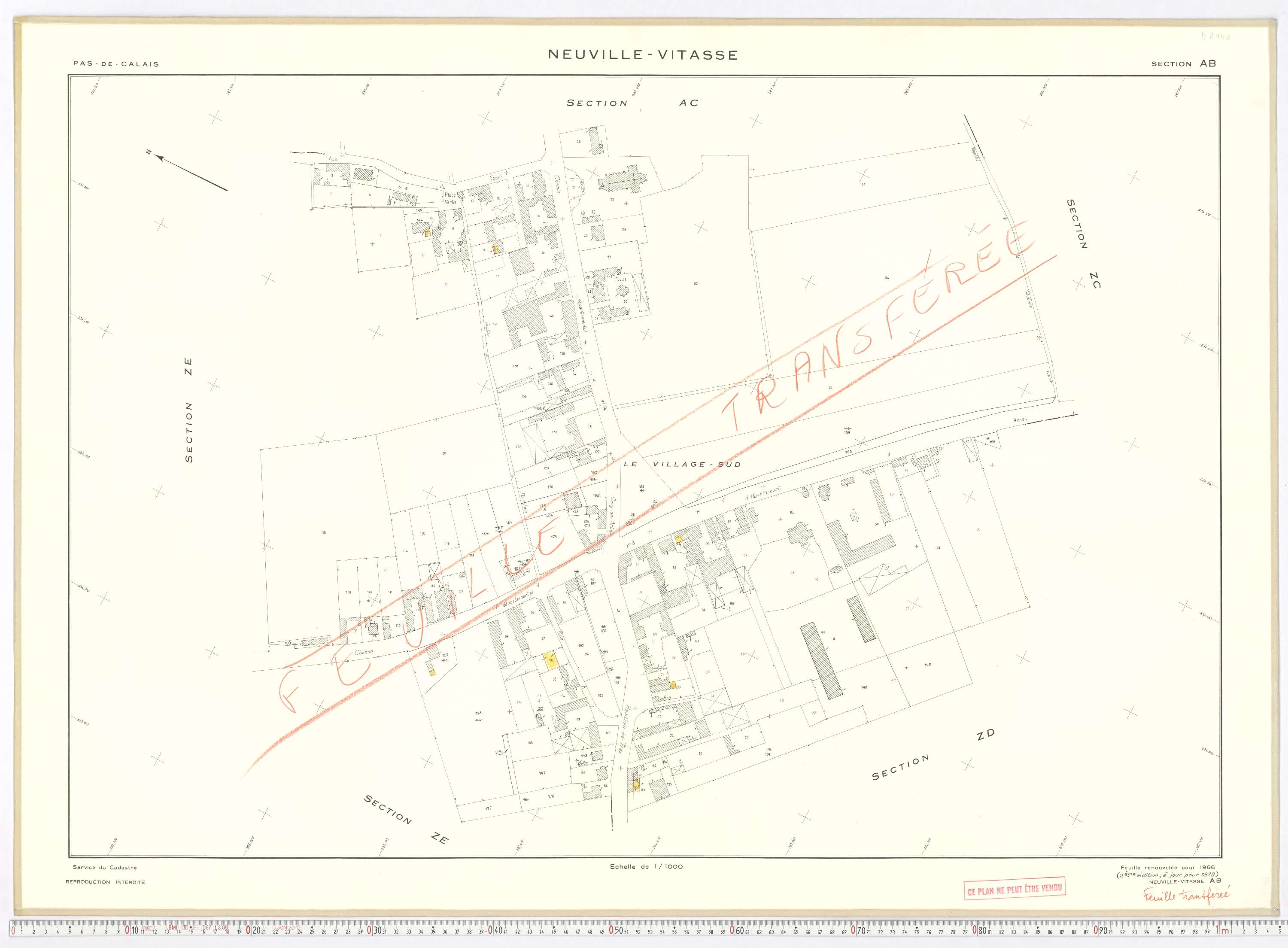 Neuville-Vitasse - Section AB.