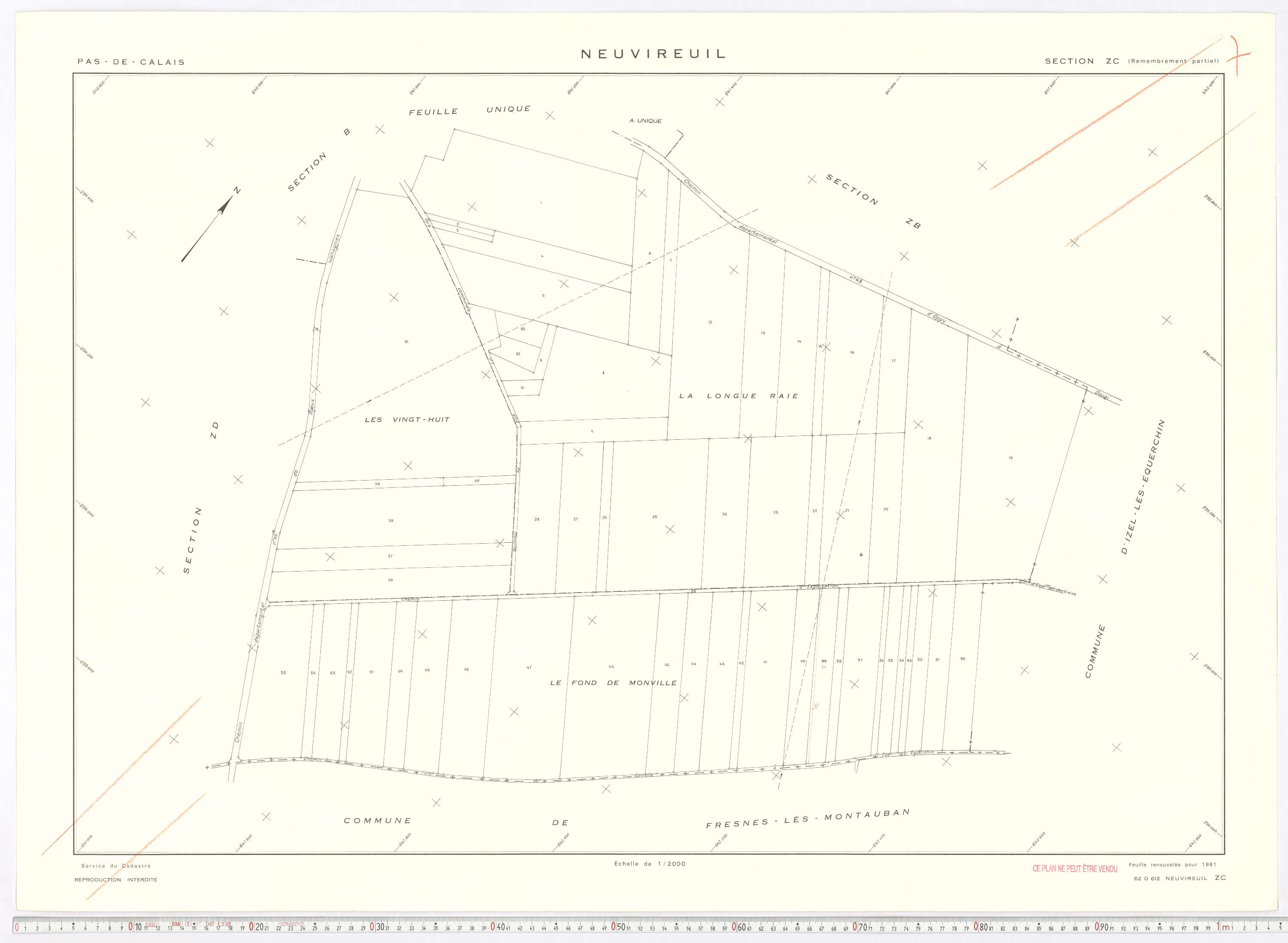 Neuvireuil - Section ZC.