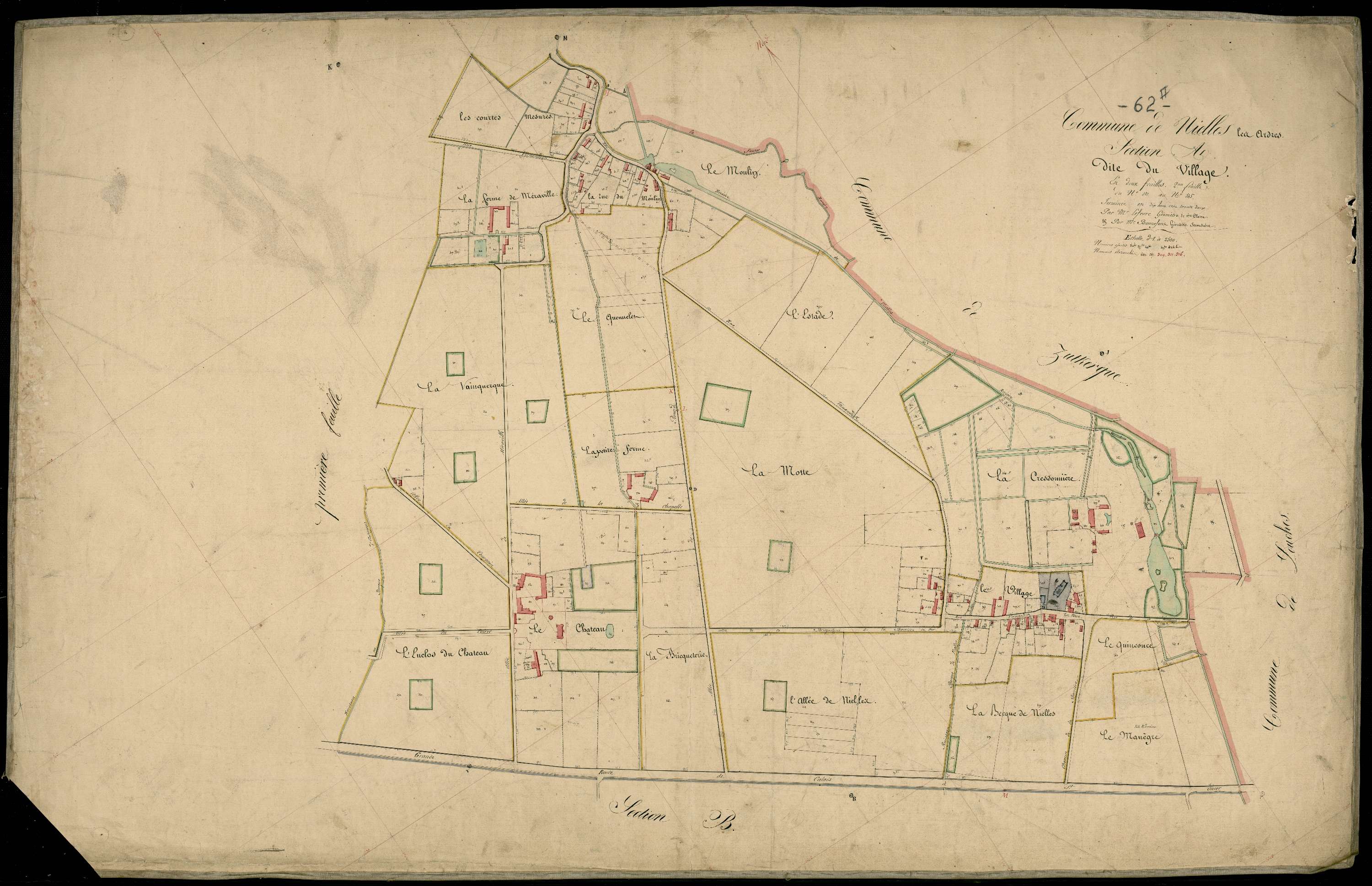 Nielles-lès-Ardres - Section A, 2e feuille