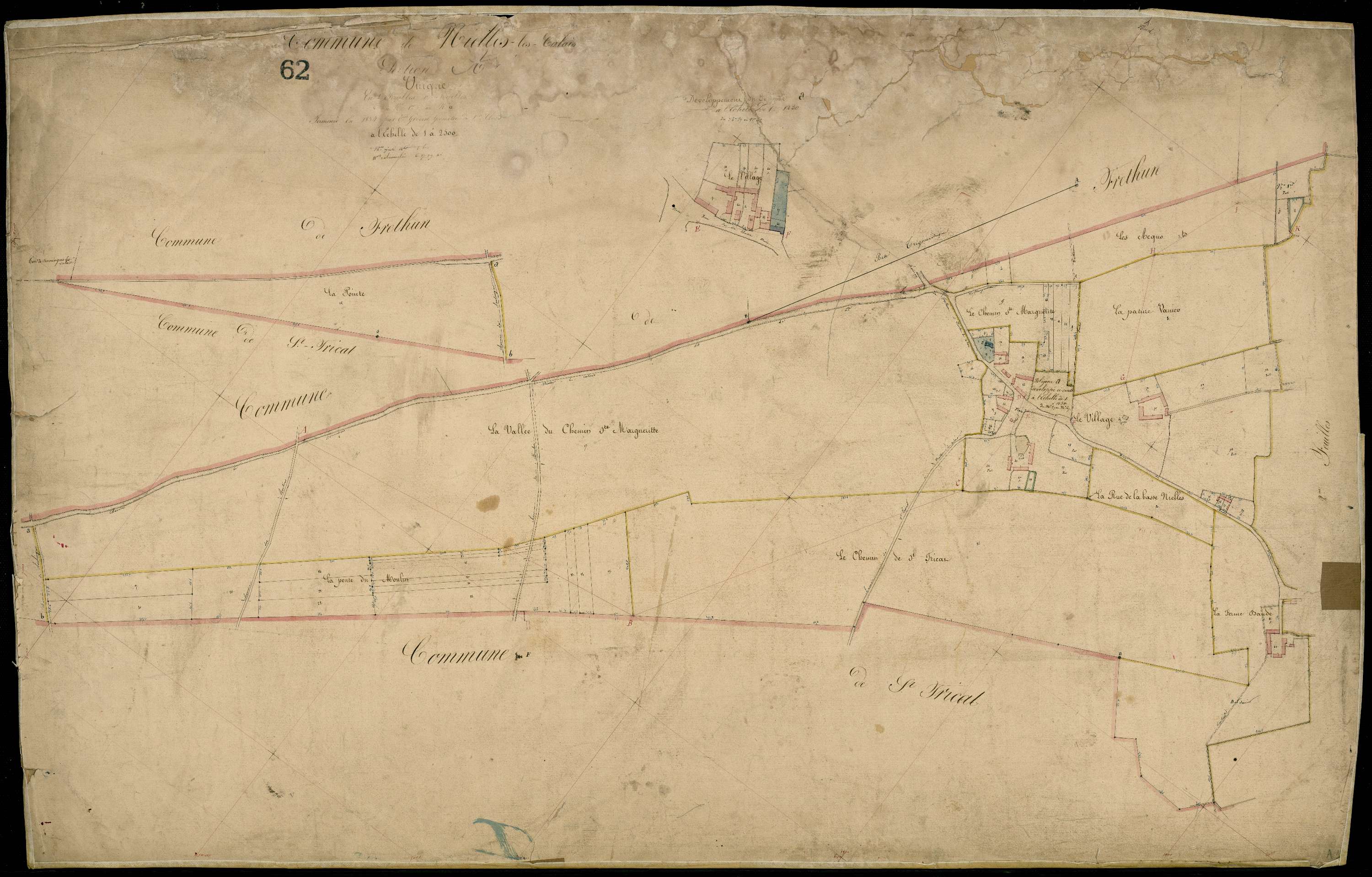 Nielles-lès-Calais - Section A, 1re feuille