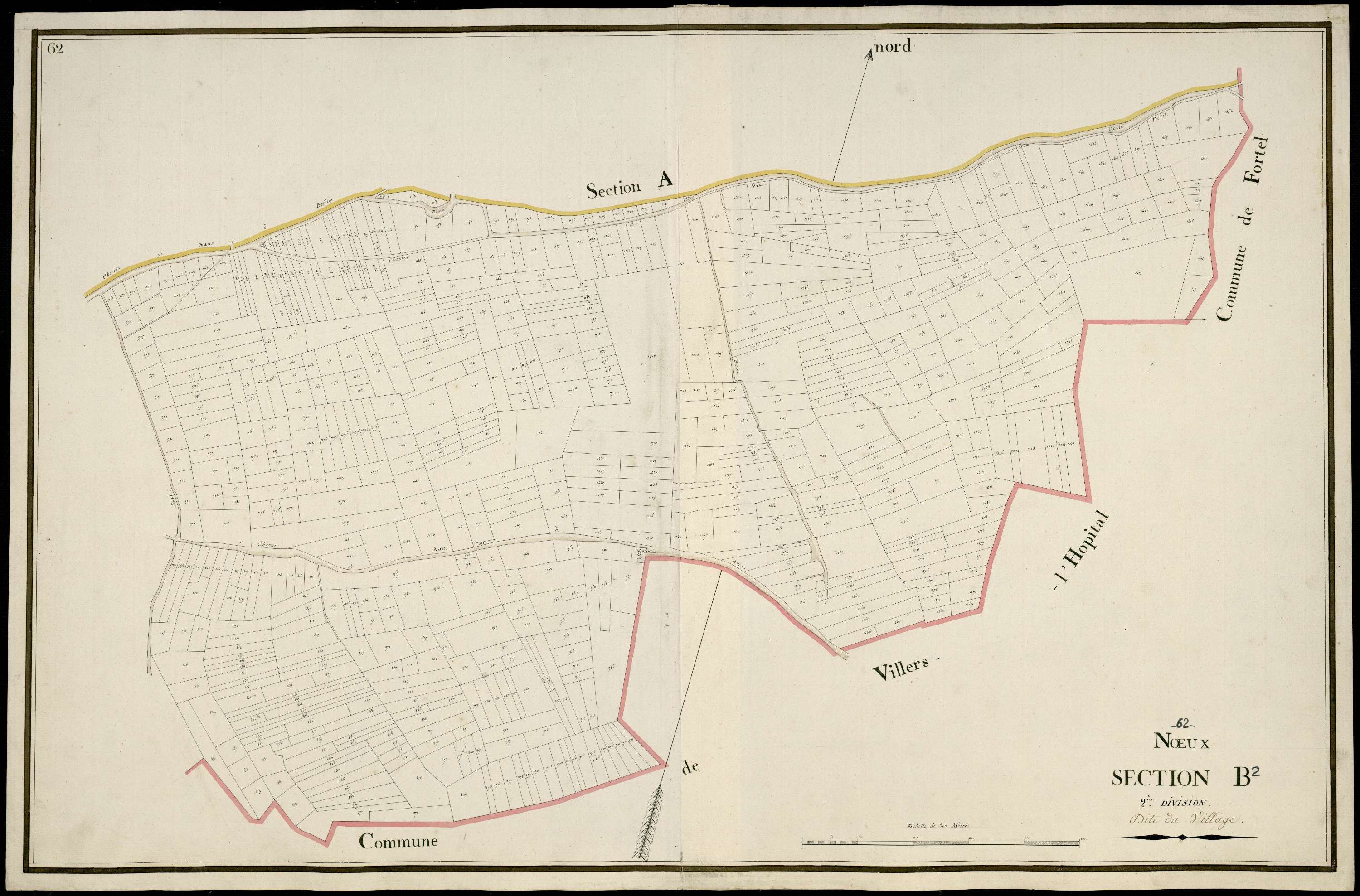 Nœux-lès-Auxi - Section B, 2e feuille