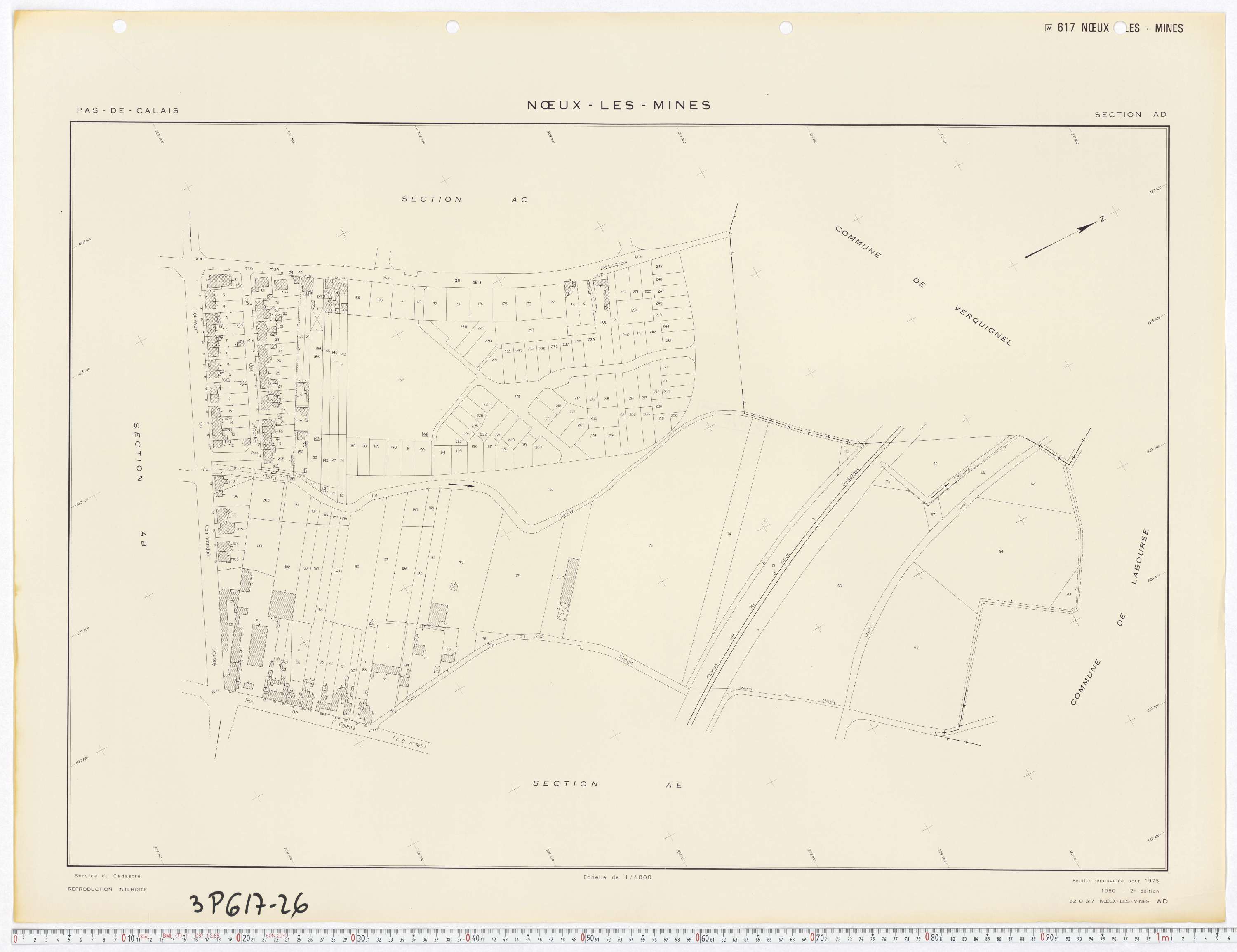 Nœux-les-Mines - Section AD.