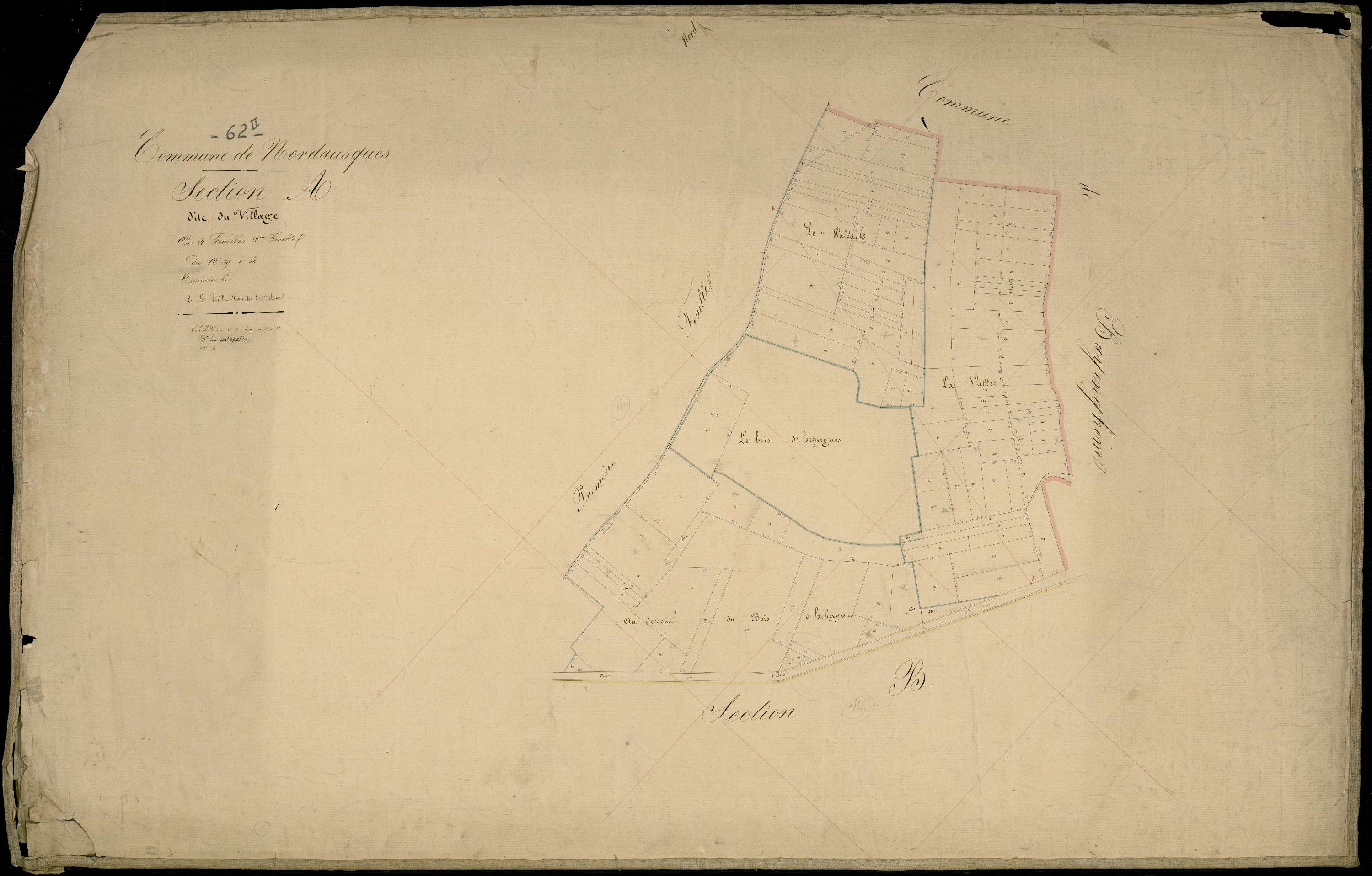 Nordausques - Section A, 2e feuille