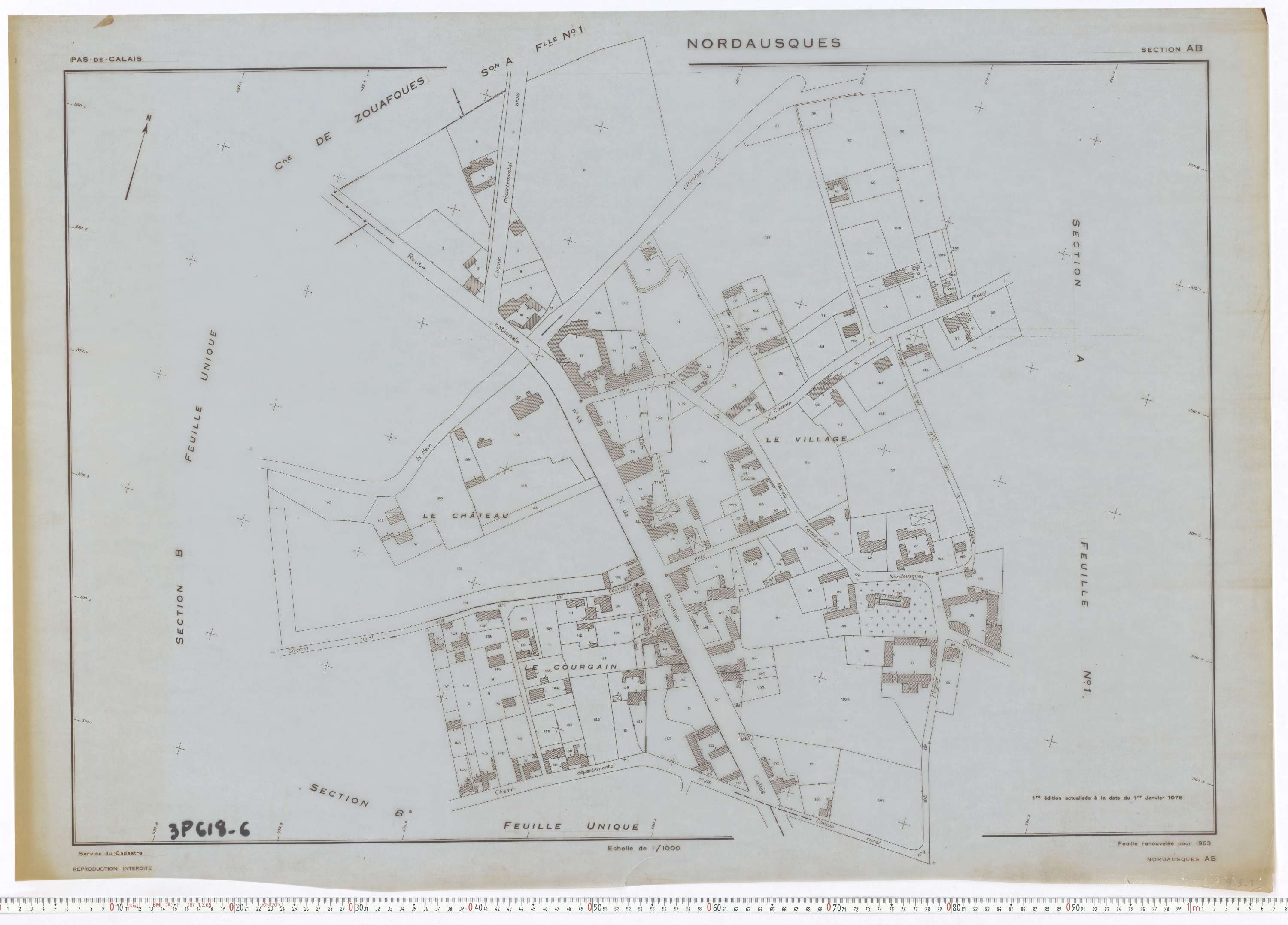 Nordausques - Section AB.