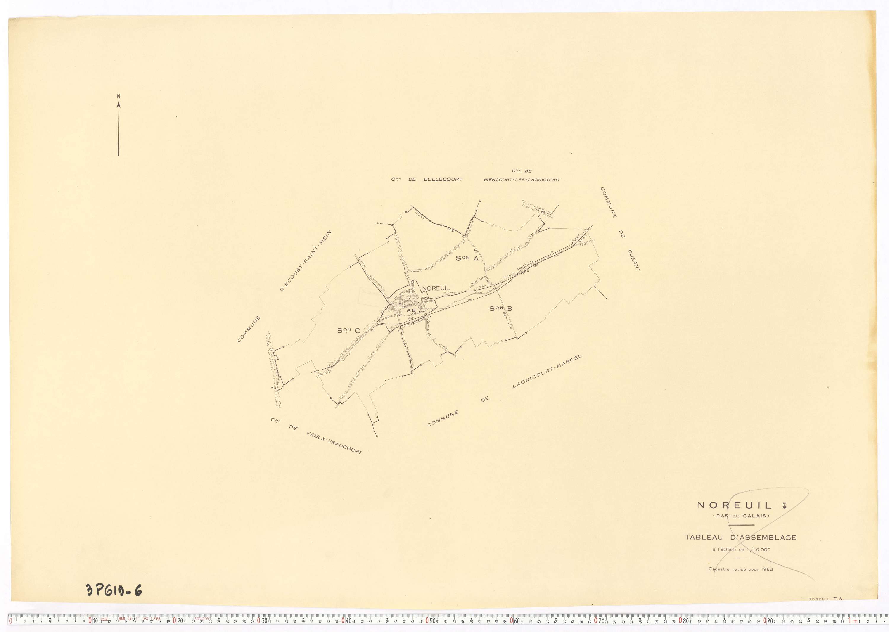 Noreuil - Tableau d'assemblage.
