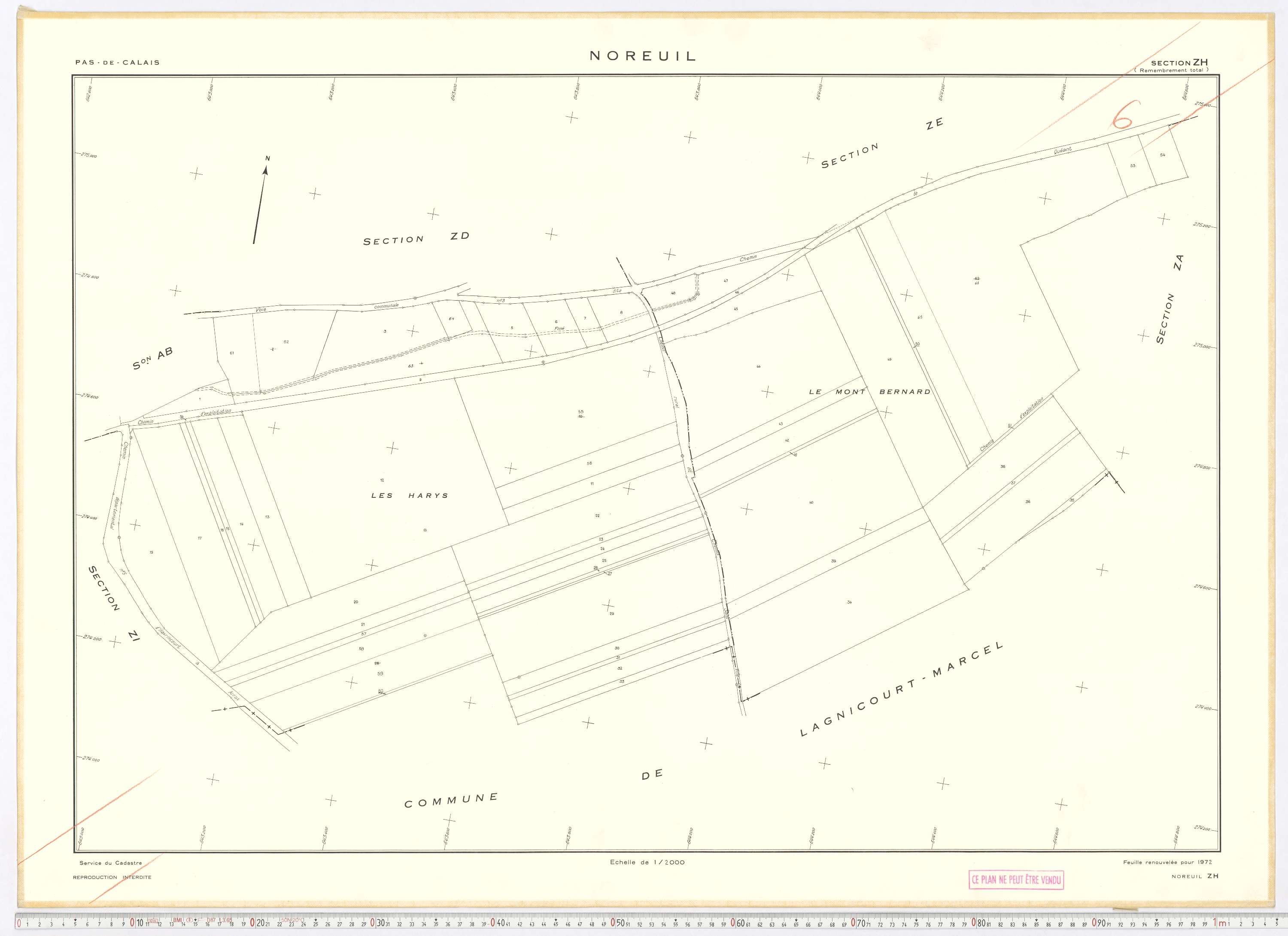 Noreuil - Section ZH.