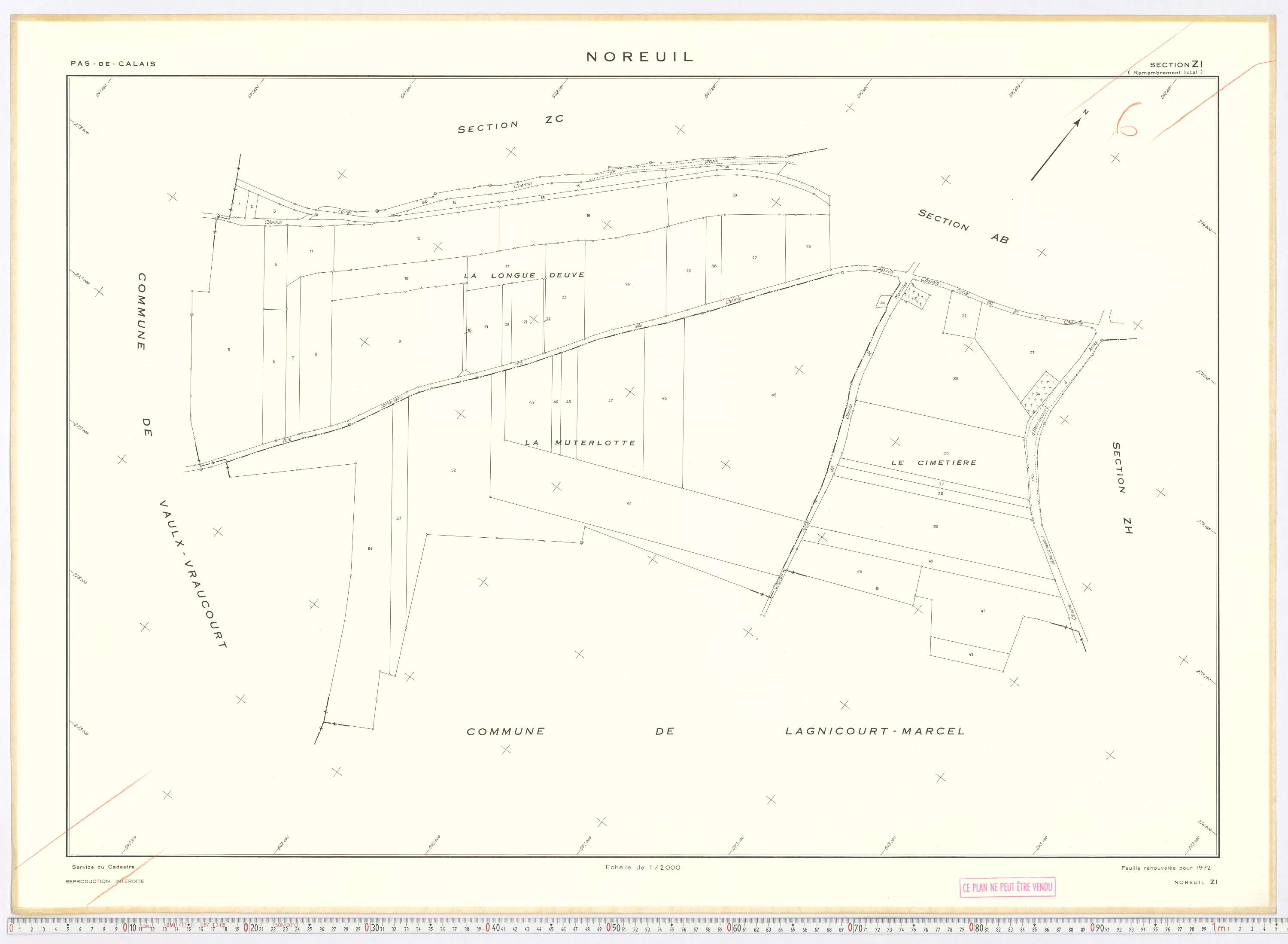 Noreuil - Section ZI.