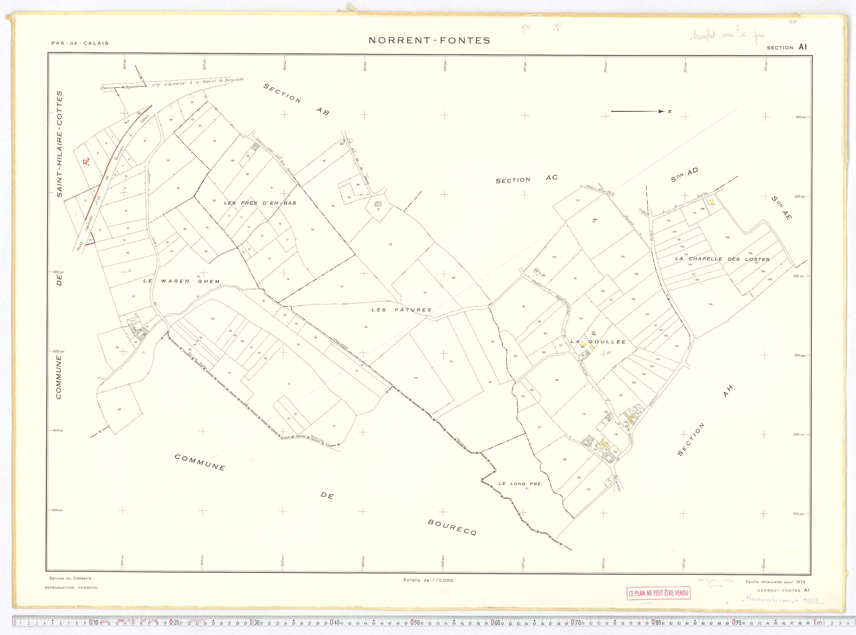 Norrent-Fontes - Section AI.