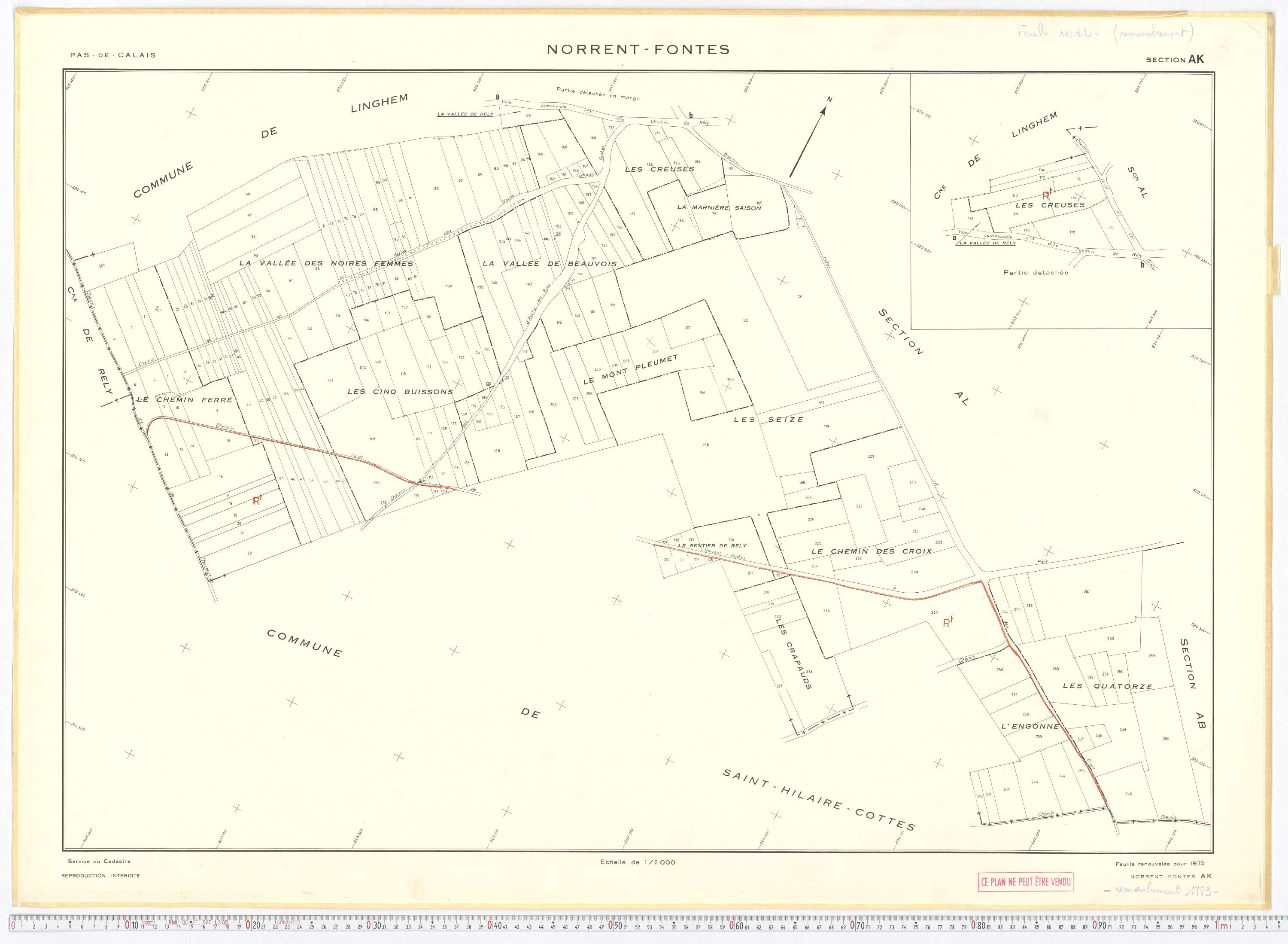 Norrent-Fontes - Section AK.