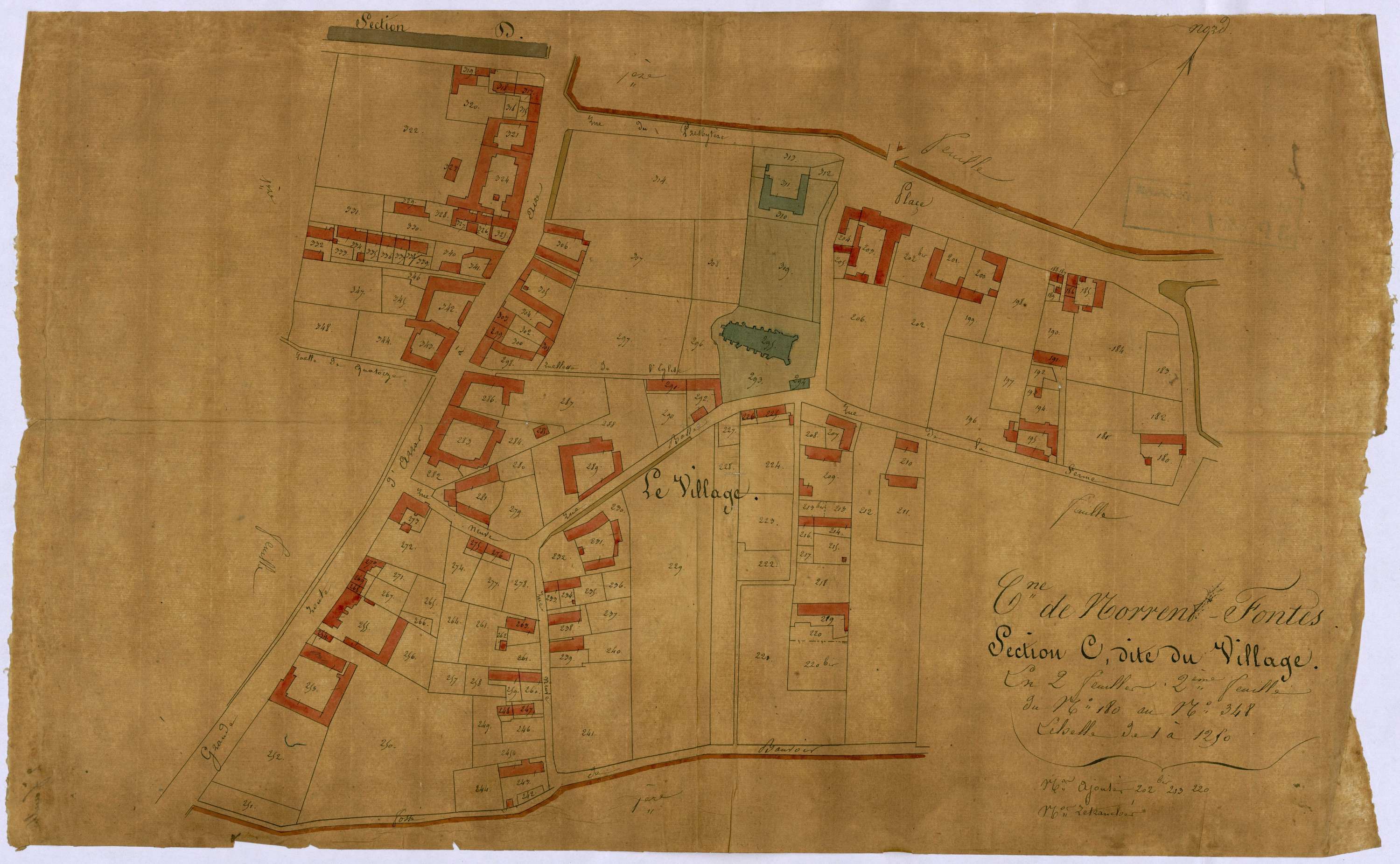 Norrent-Fontes - Section C, 2e feuille