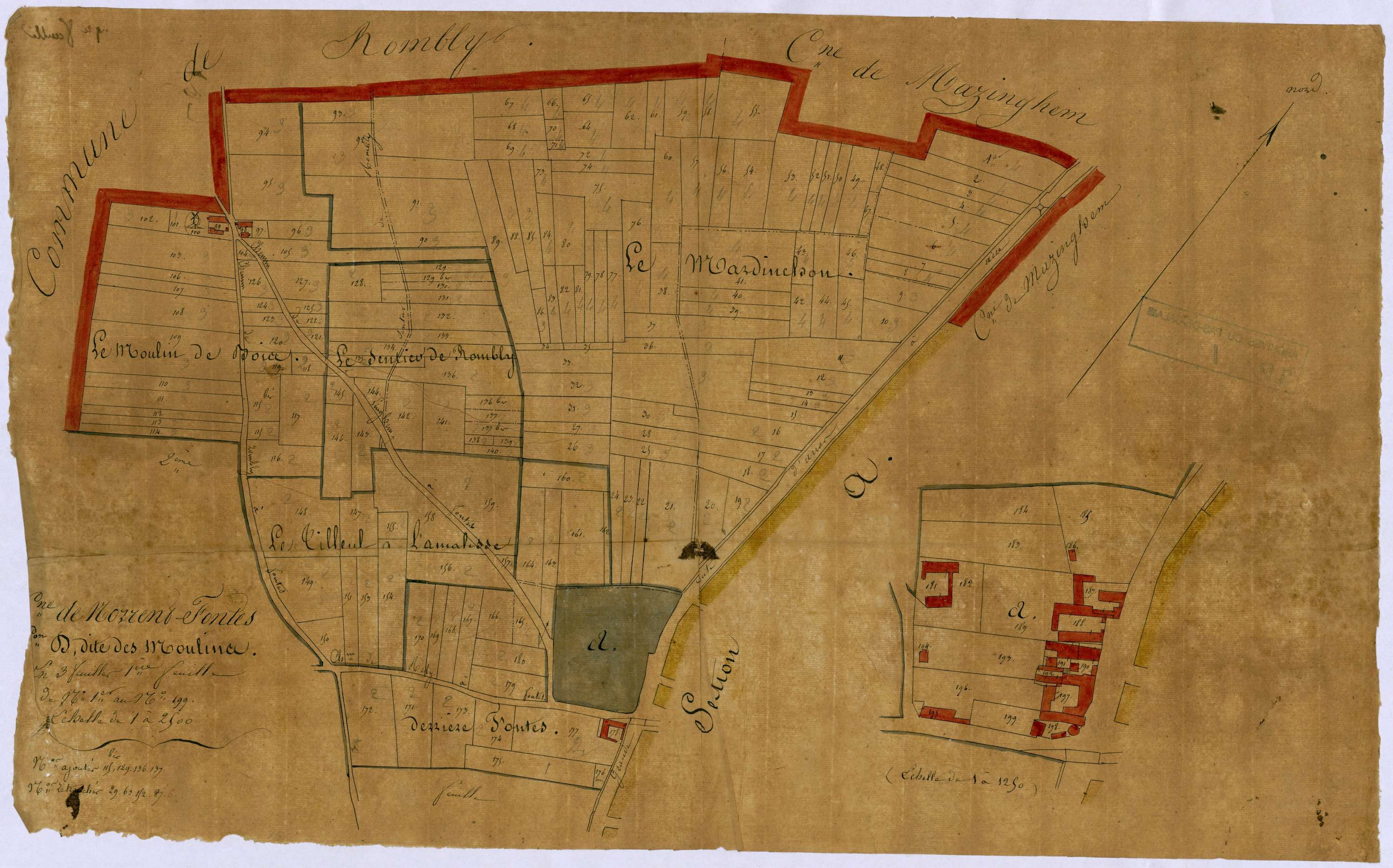 Norrent-Fontes - Section D, 1re feuille