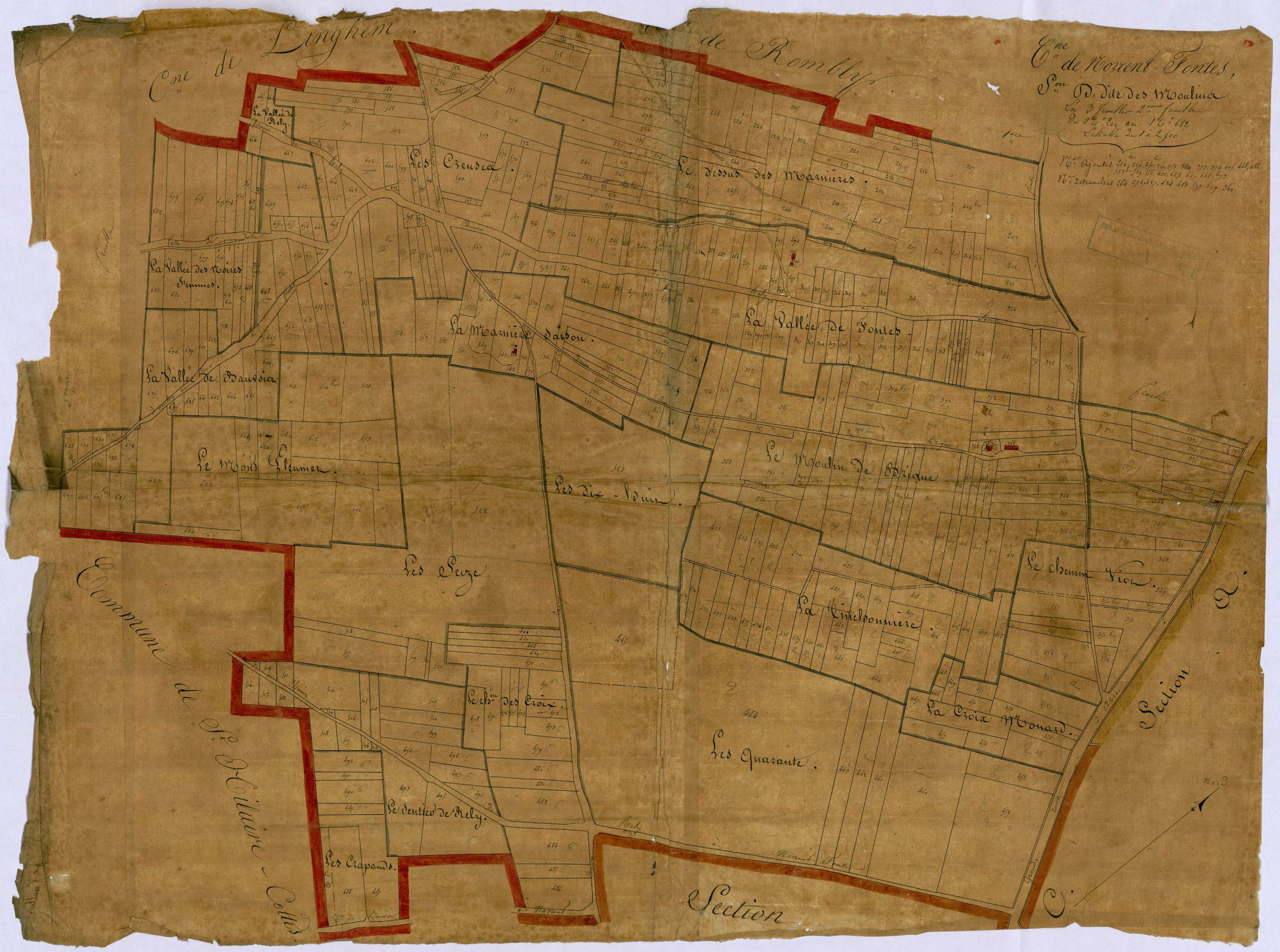 Norrent-Fontes - Section D, 2e feuille