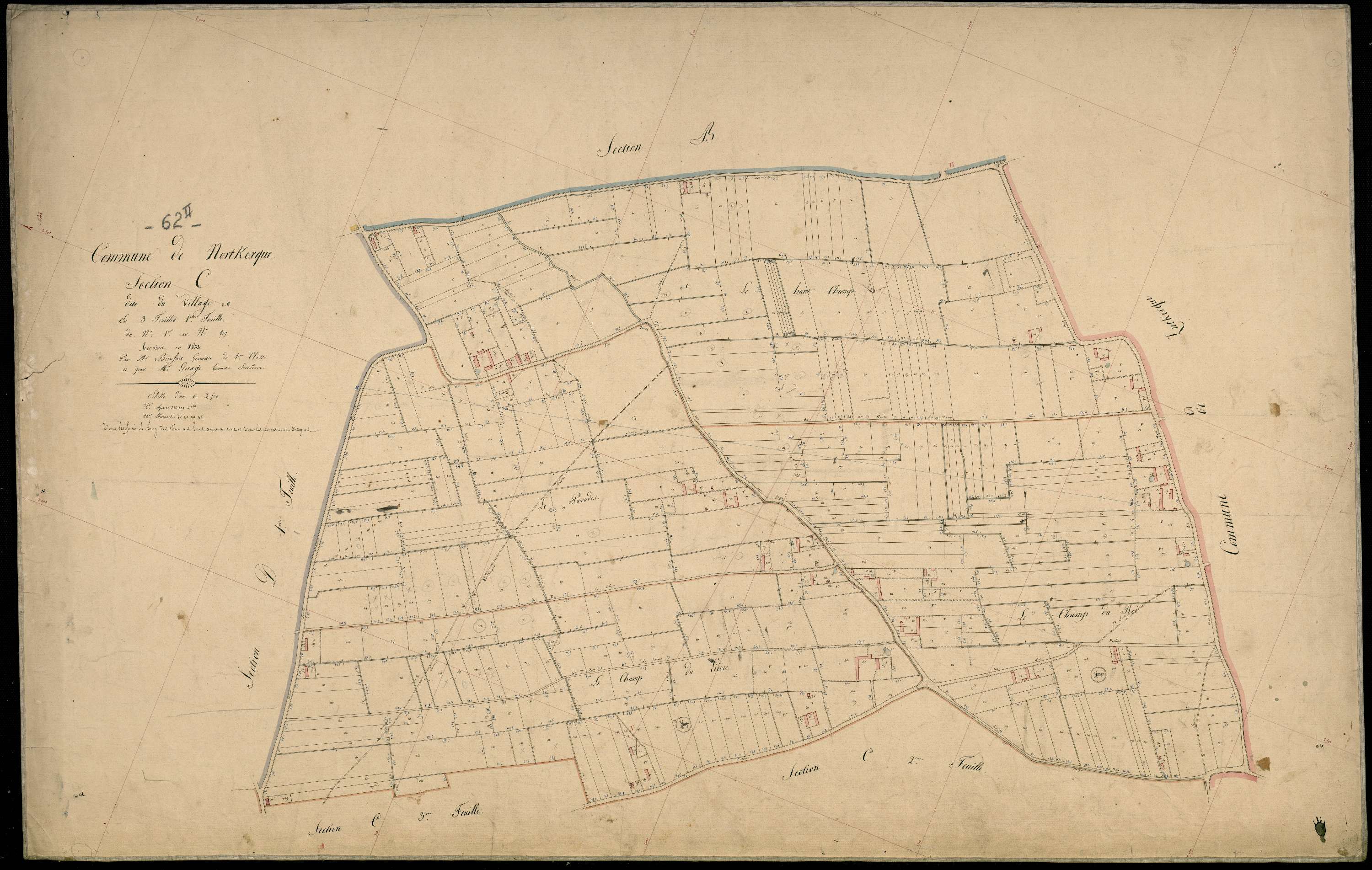 Nortkerque - Section C, 1re feuille