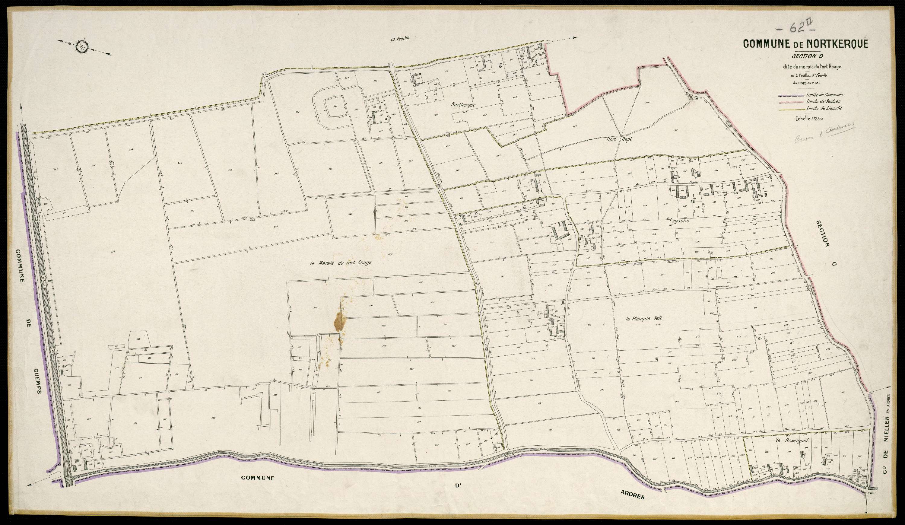 Nortkerque - Section D, 2e feuille