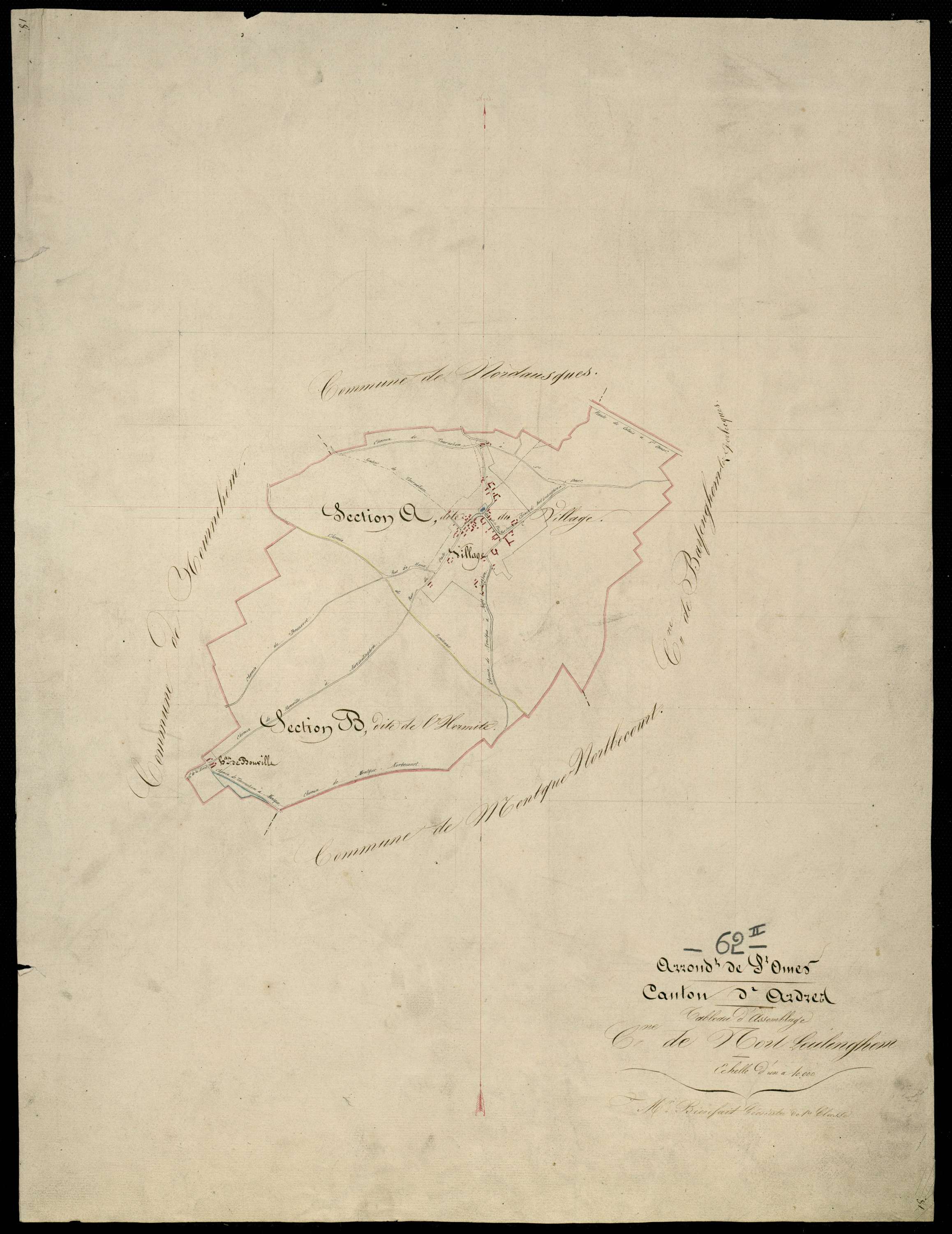 Nort-Leulinghem - Tableau d'assemblage