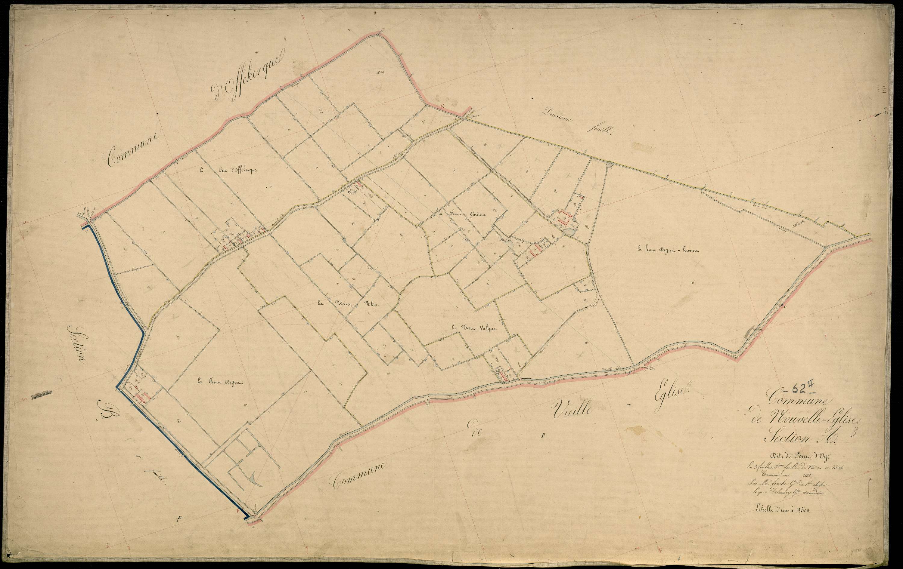 Nouvelle-Église - Section A, 3e feuille