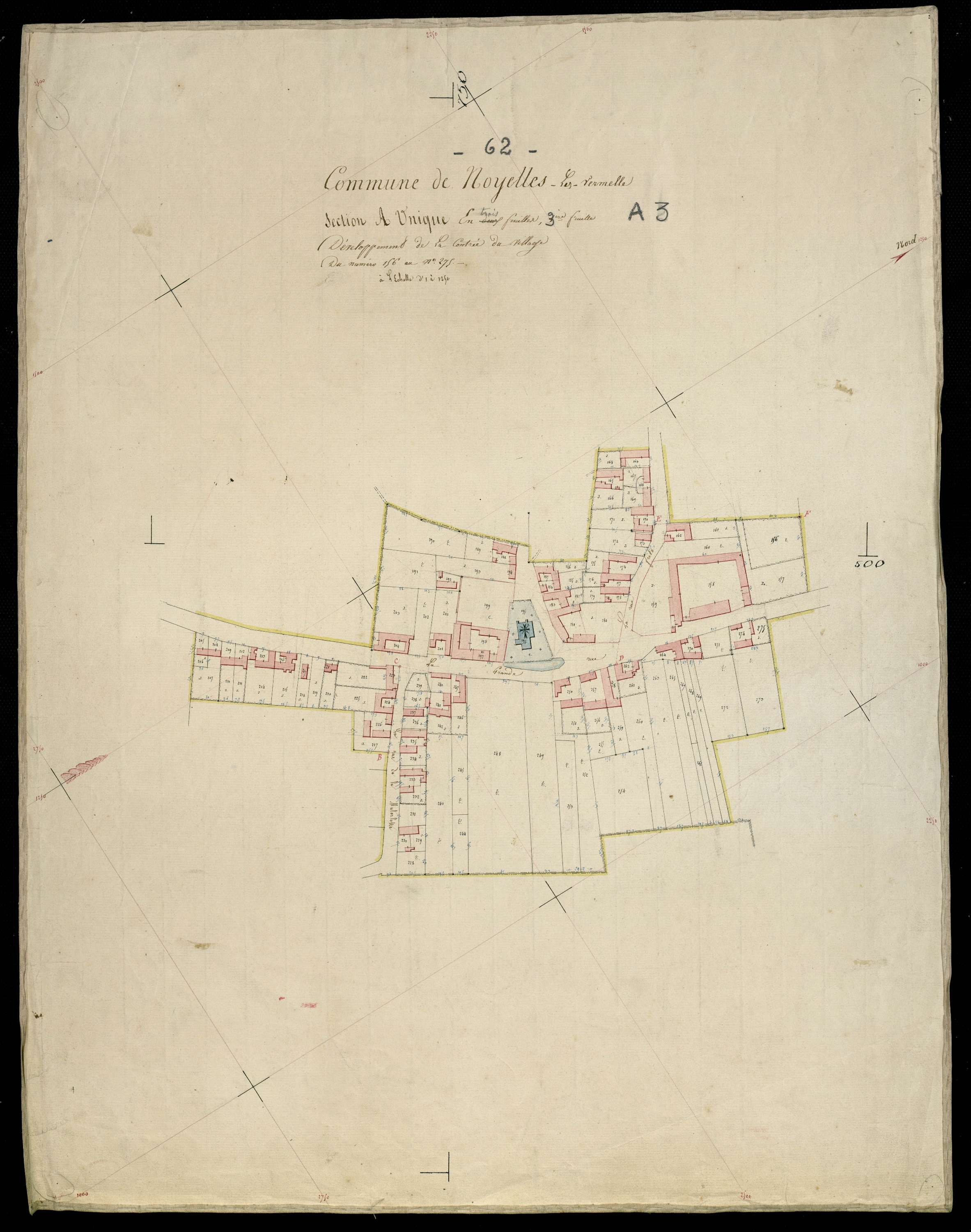 Noyelles-lès-Vermelles - Section A, 3e feuille