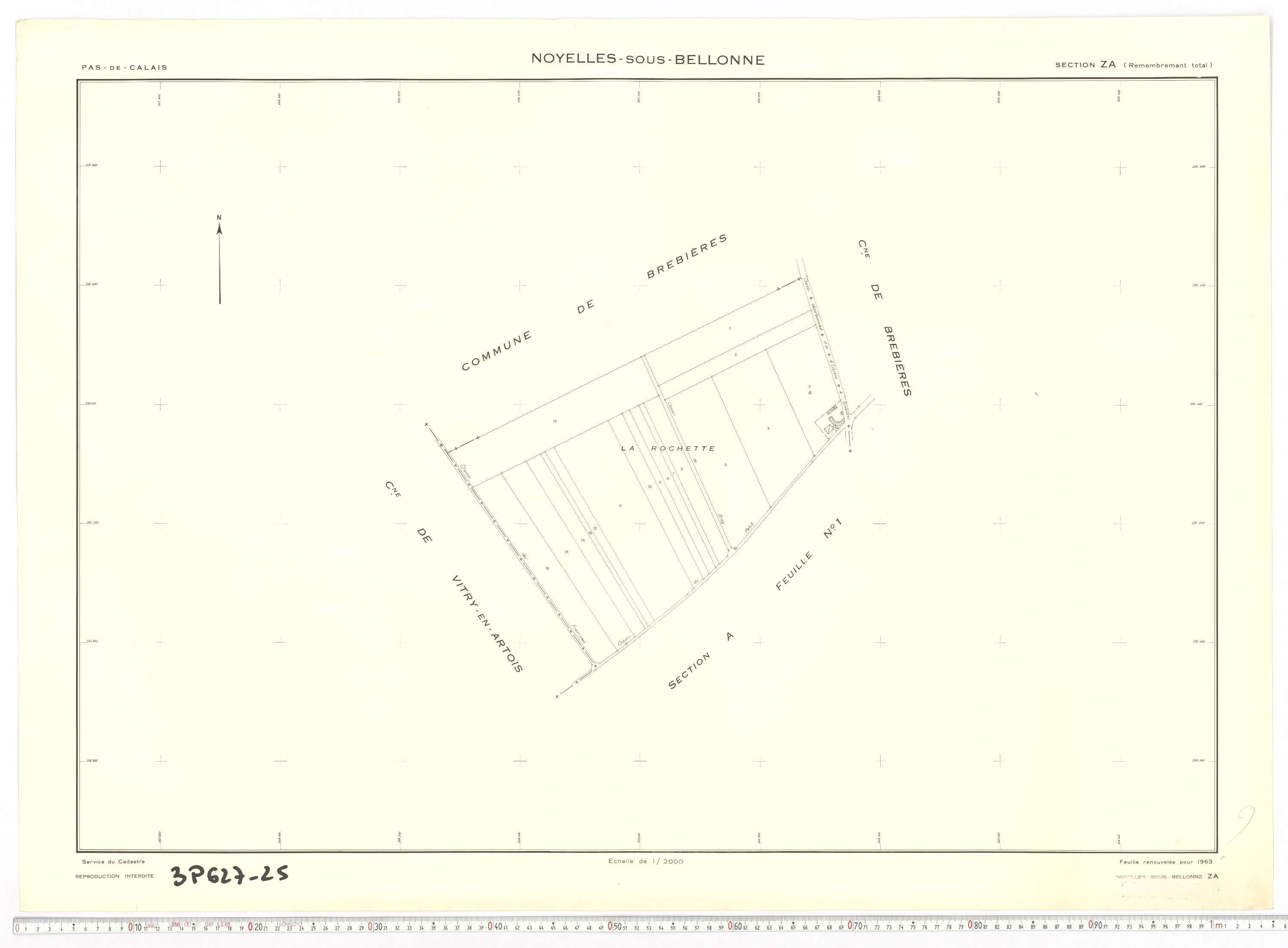 Noyelles-sous-Bellonne - Section ZA.