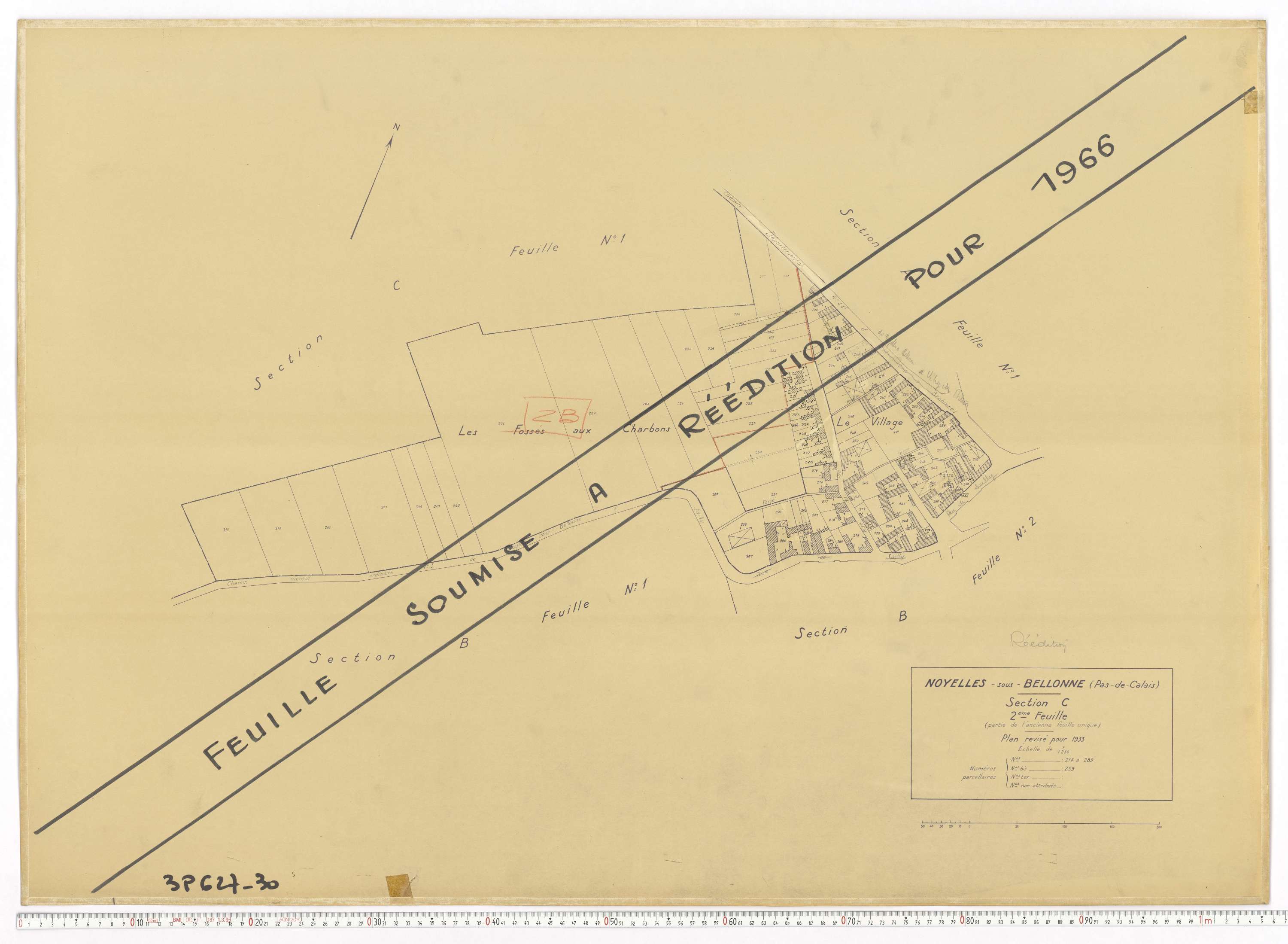 Noyelles-sous-Bellonne - Section C, feuille 2.