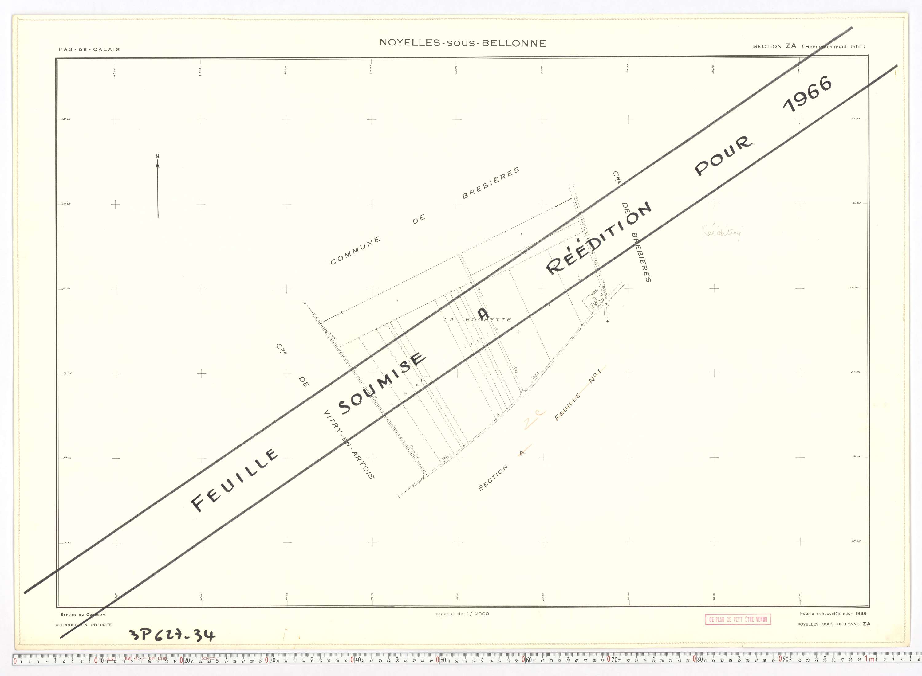 Noyelles-sous-Bellonne - Section ZA.
