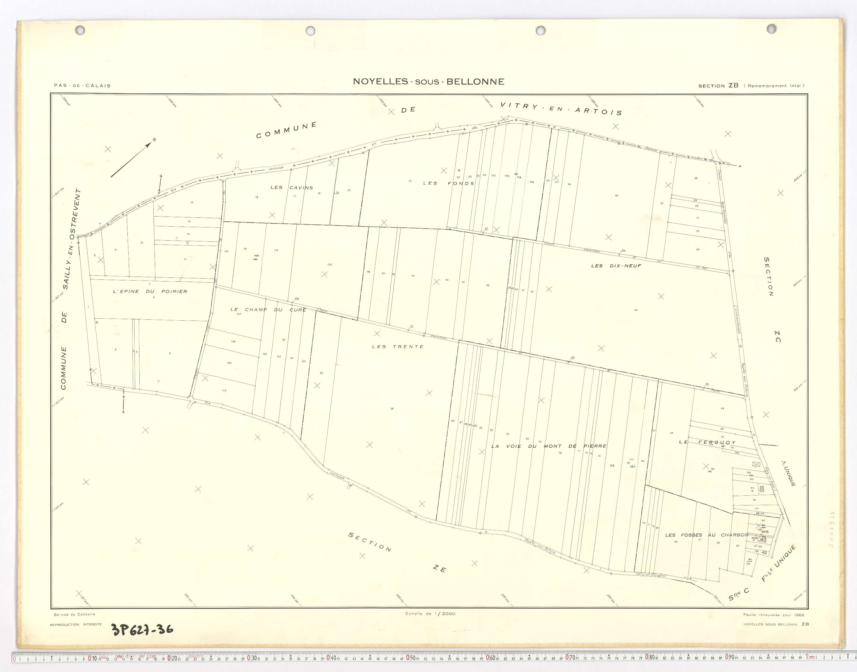Noyelles-sous-Bellonne - Section ZB.