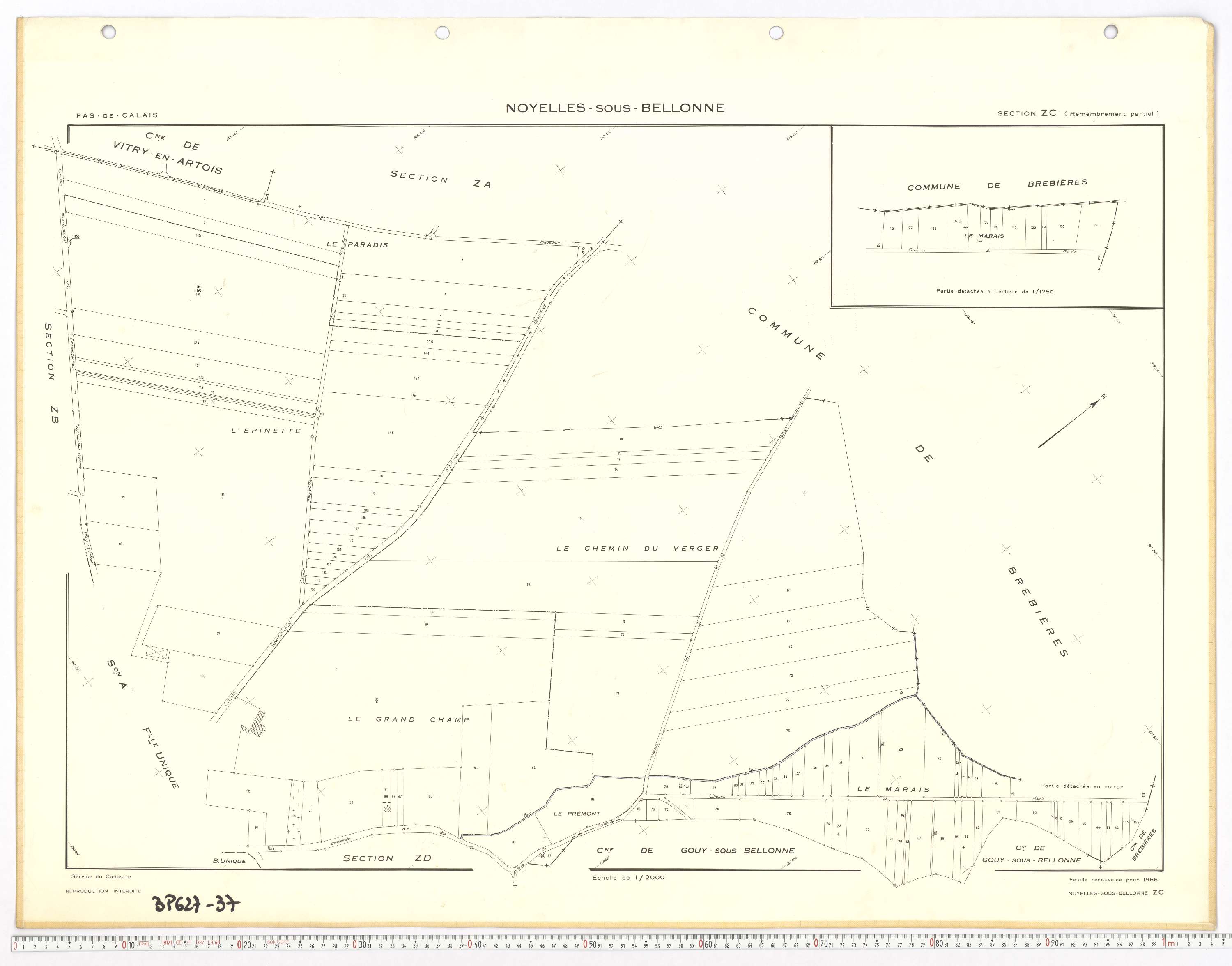 Noyelles-sous-Bellonne - Section ZC.