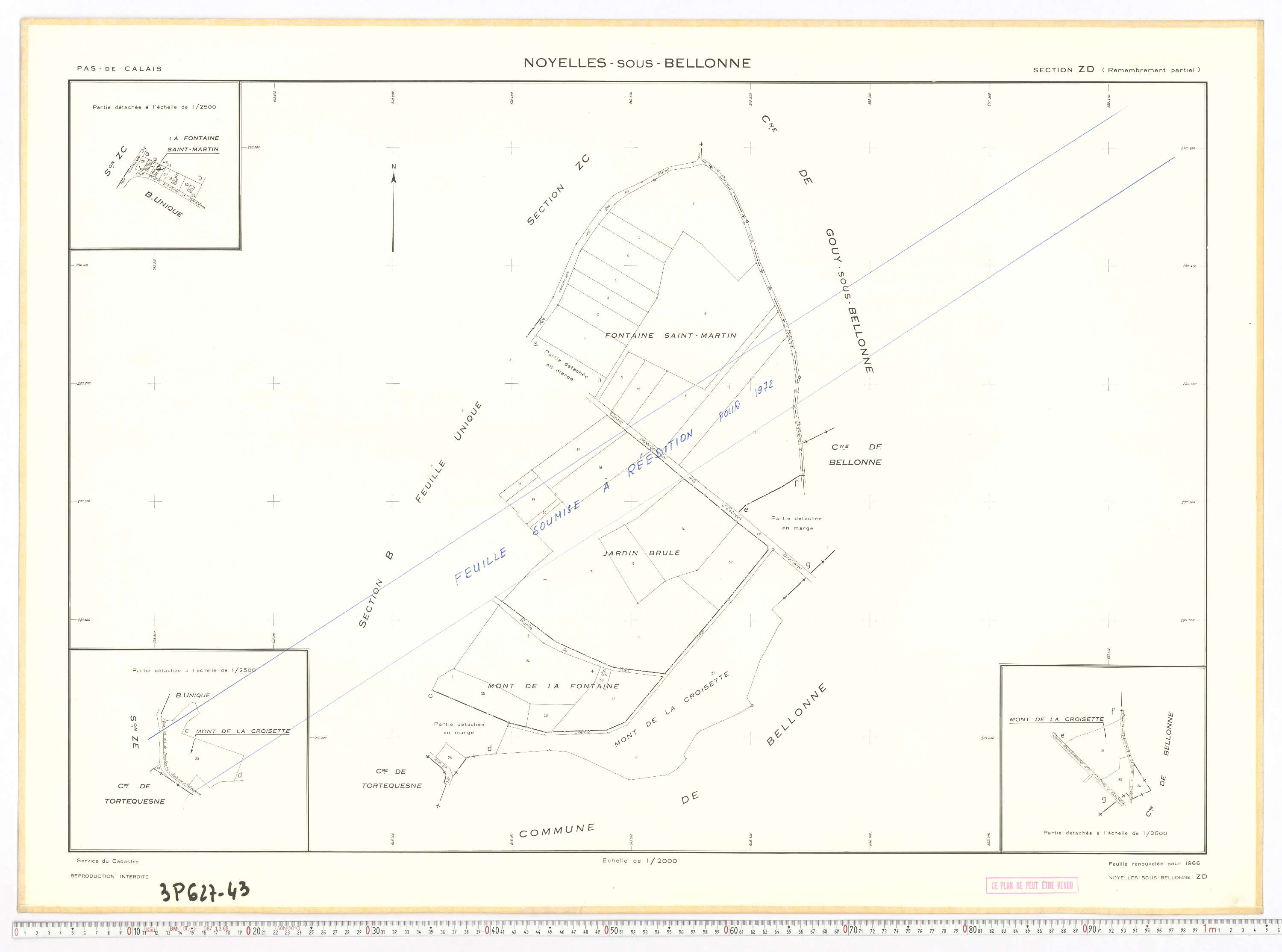 Noyelles-sous-Bellonne - Section ZD.