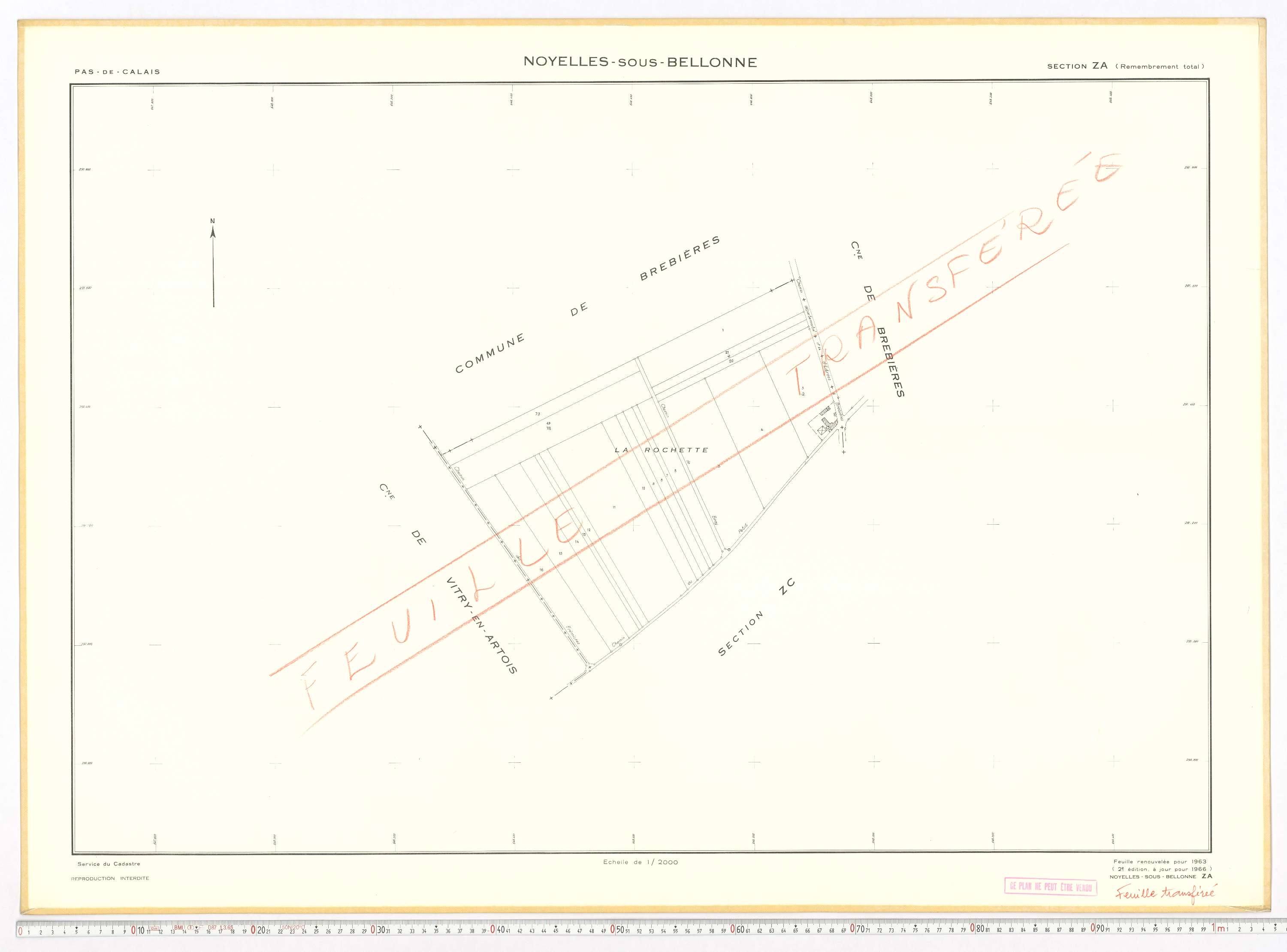 Noyelles-sous-Bellonne - Section ZA.