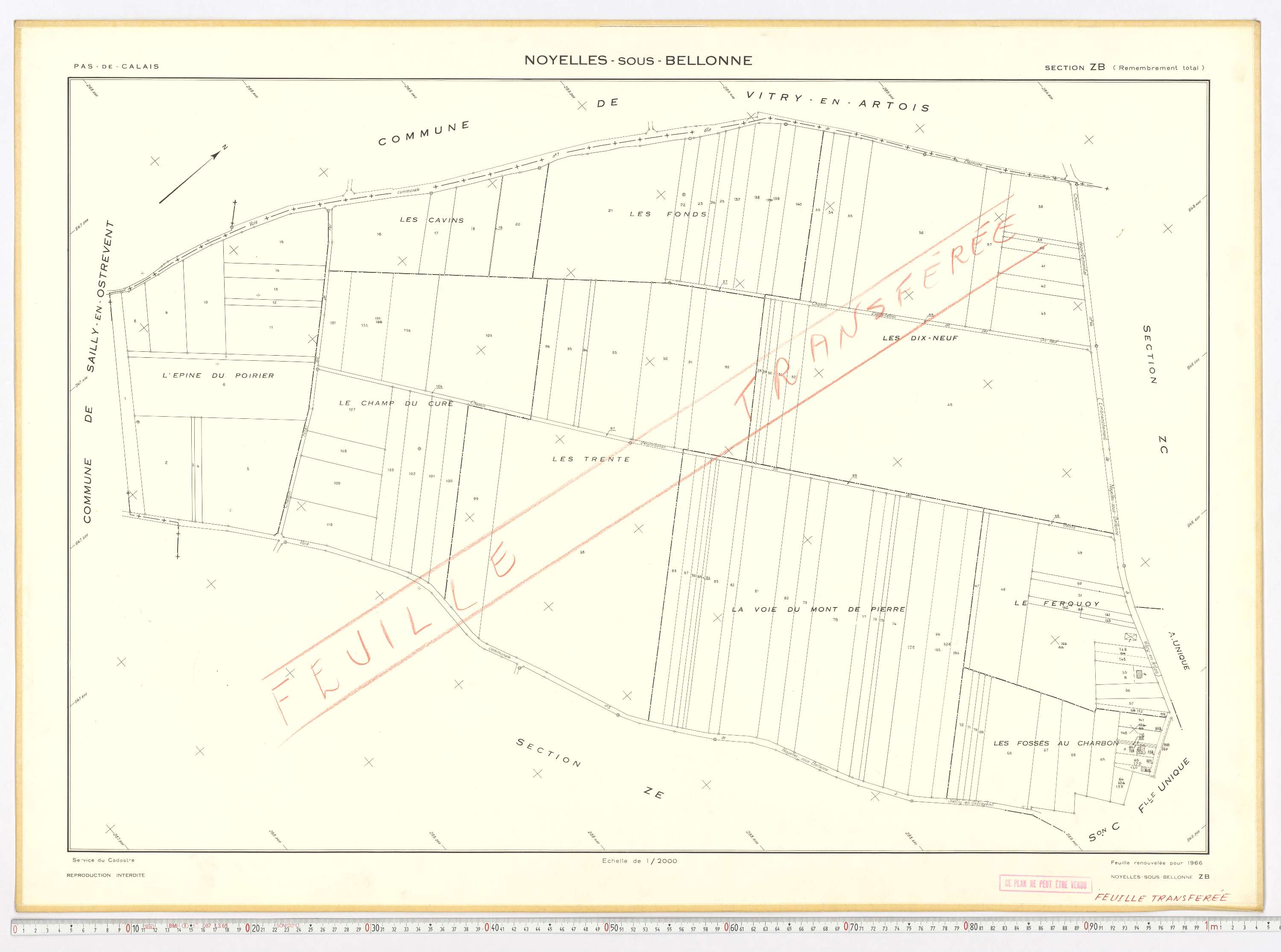 Noyelles-sous-Bellonne - Section ZB.