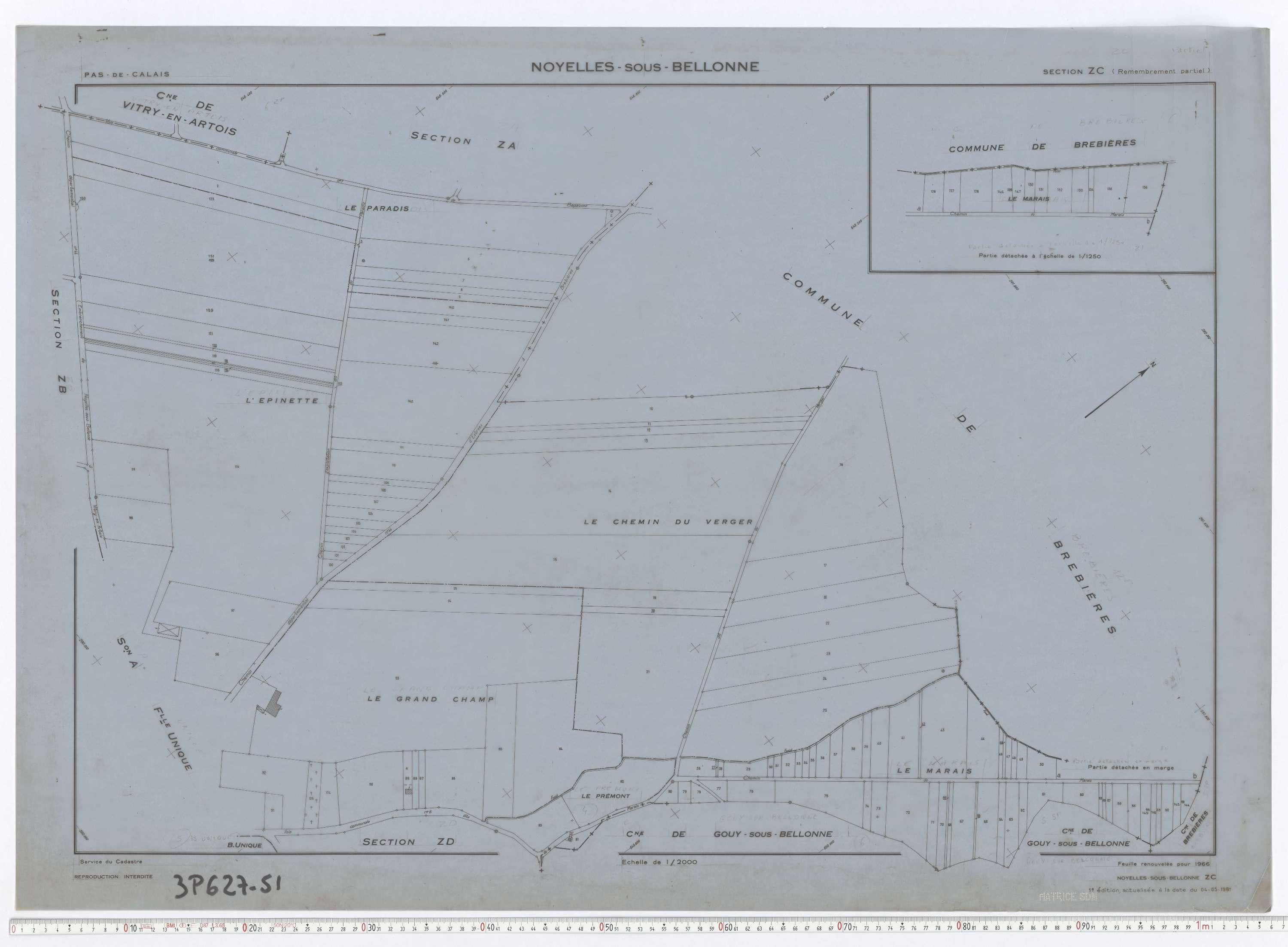 Noyelles-sous-Bellonne - Section ZC.