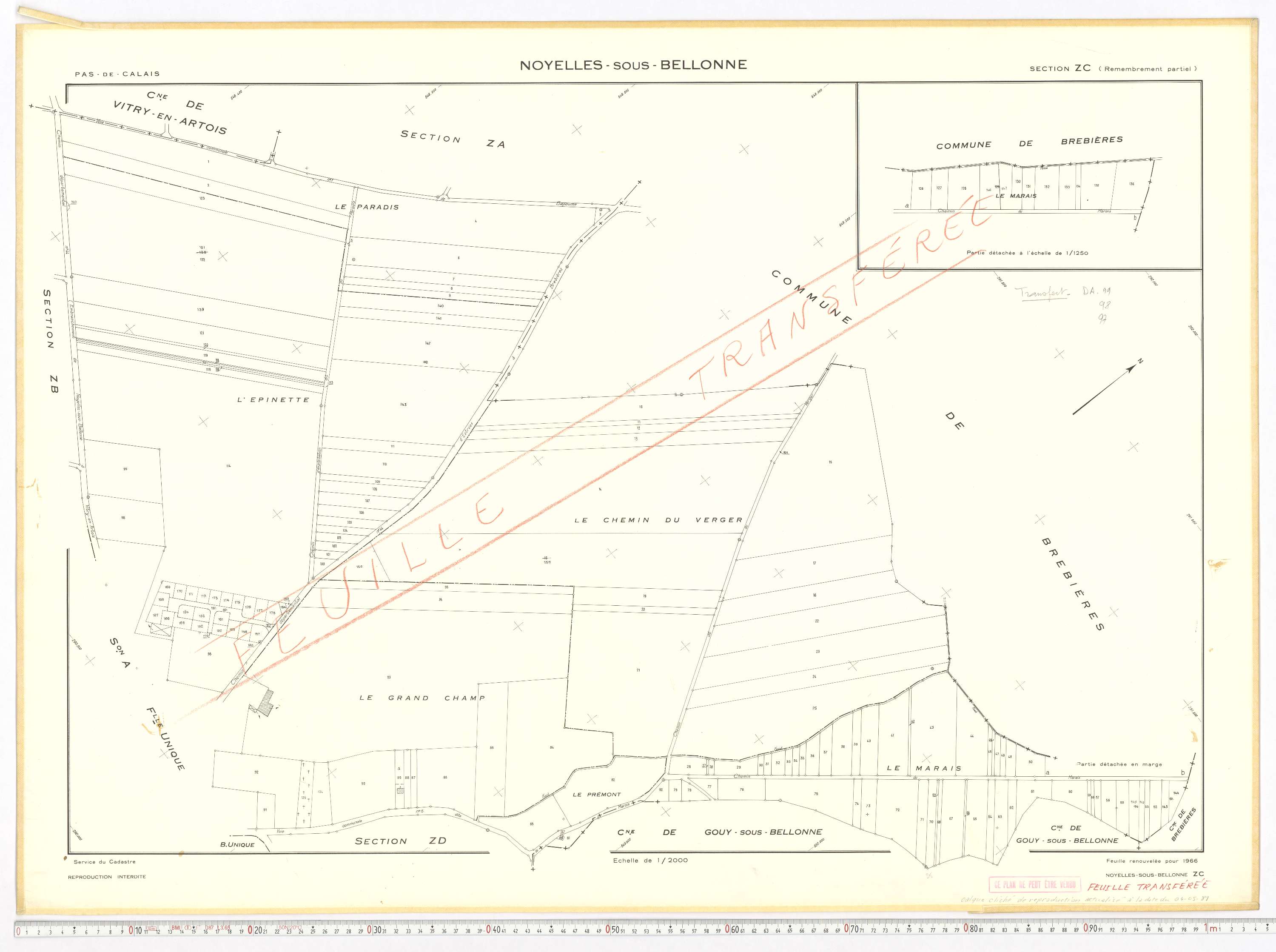 Noyelles-sous-Bellonne - Section ZC.